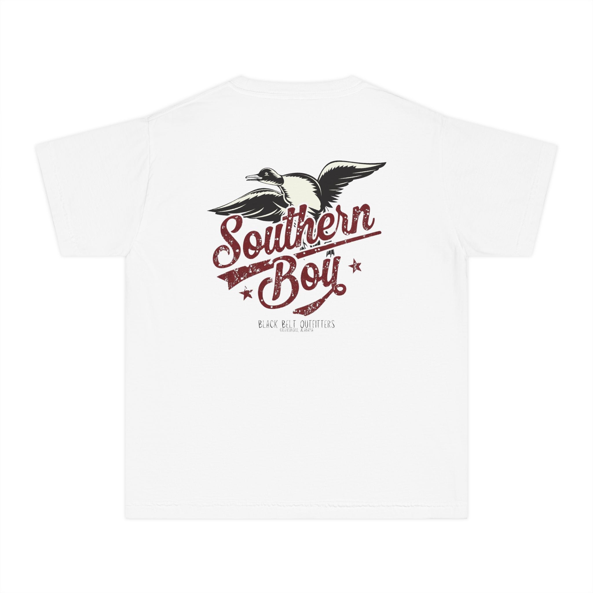 Southern Boy Flying Duck Youth Midweight Tee - Fun Farm-Themed Shirt