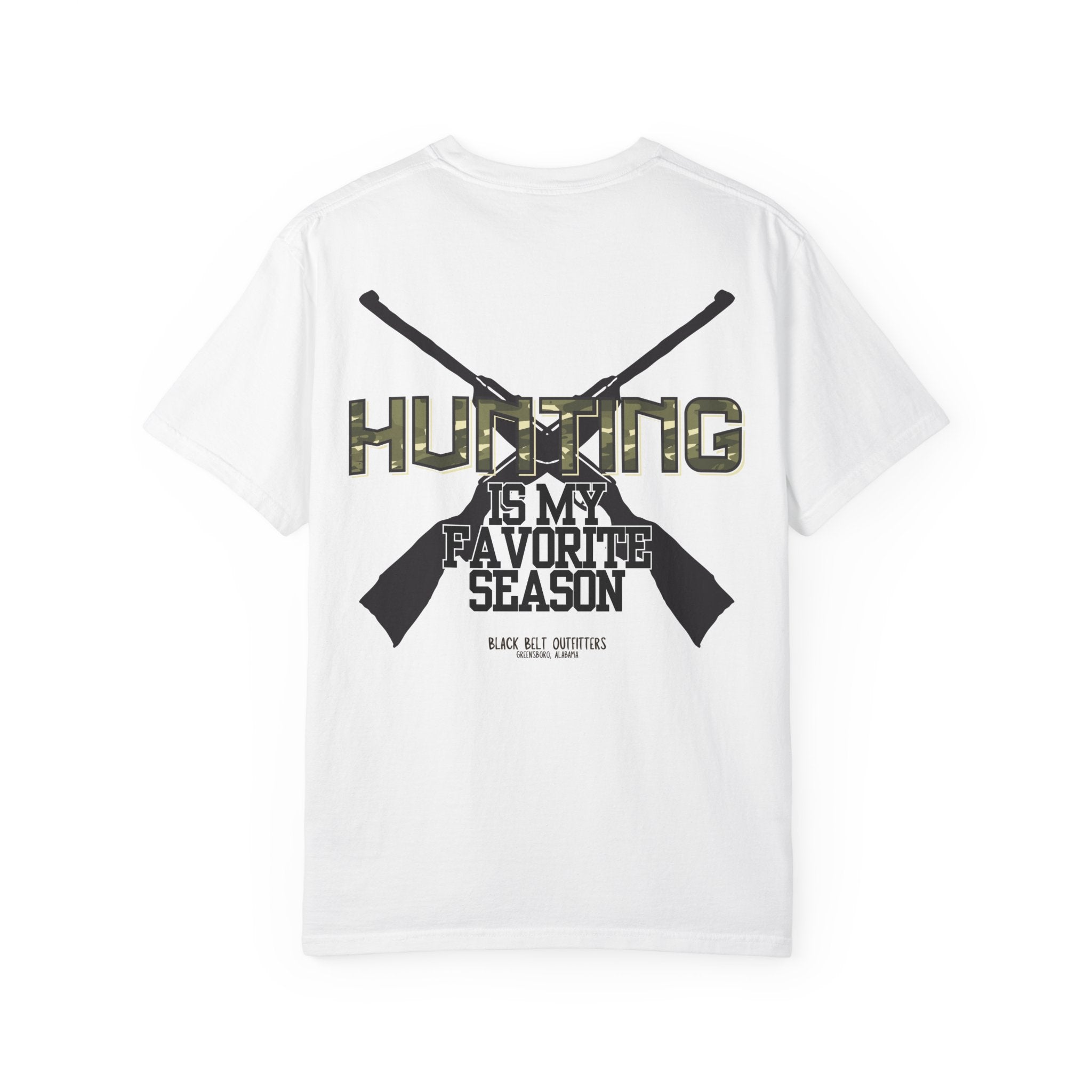 Hunting is my Favorite Season T-Shirt, Men's Hunting Shirt, Gift for Sportsmen, Casual Wear, Nature Lover Tee