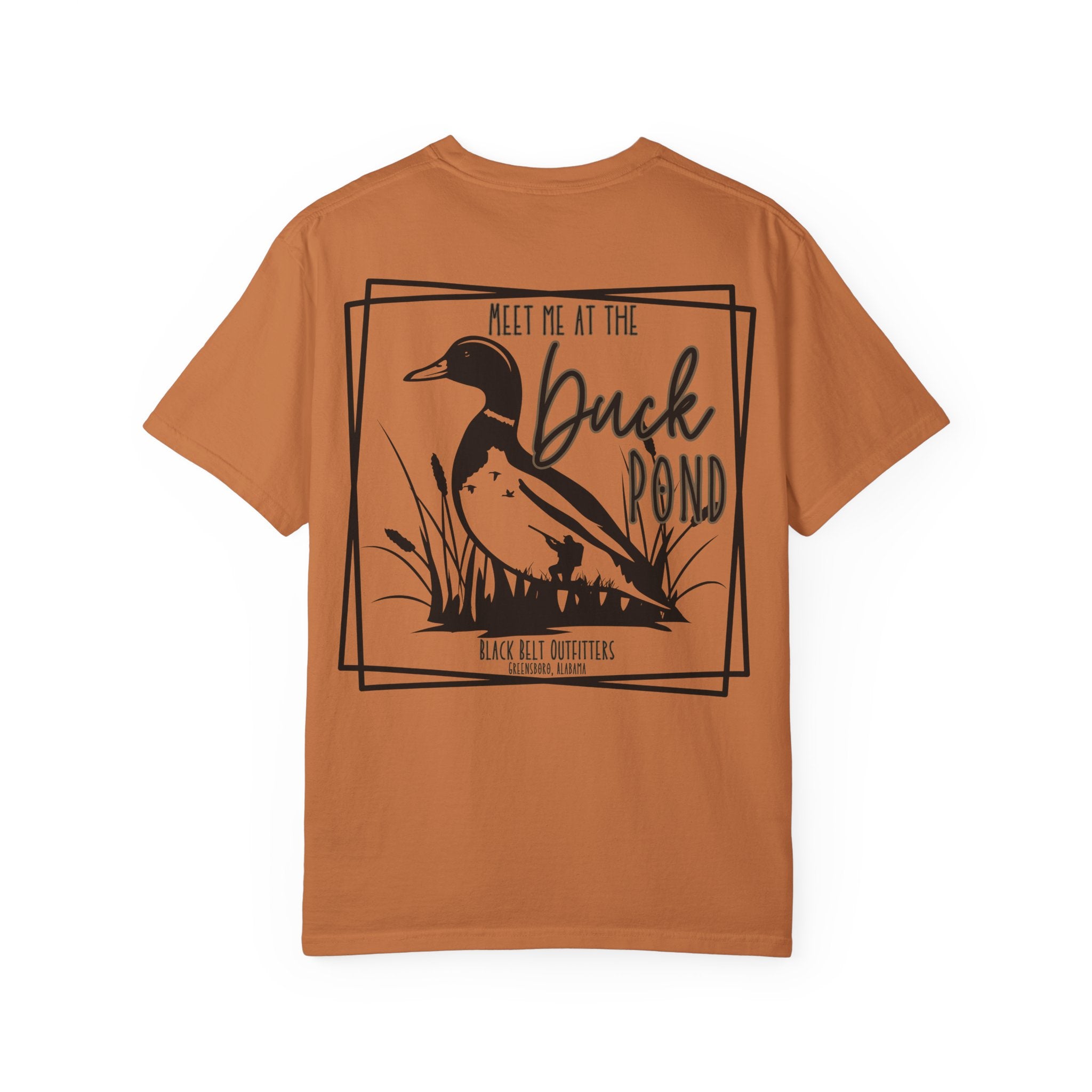Meet Me at the Duck Pond T-Shirt, Men's Hunting Shirt, Gift for Sportsmen, Casual Wear, Nature Lover Tee