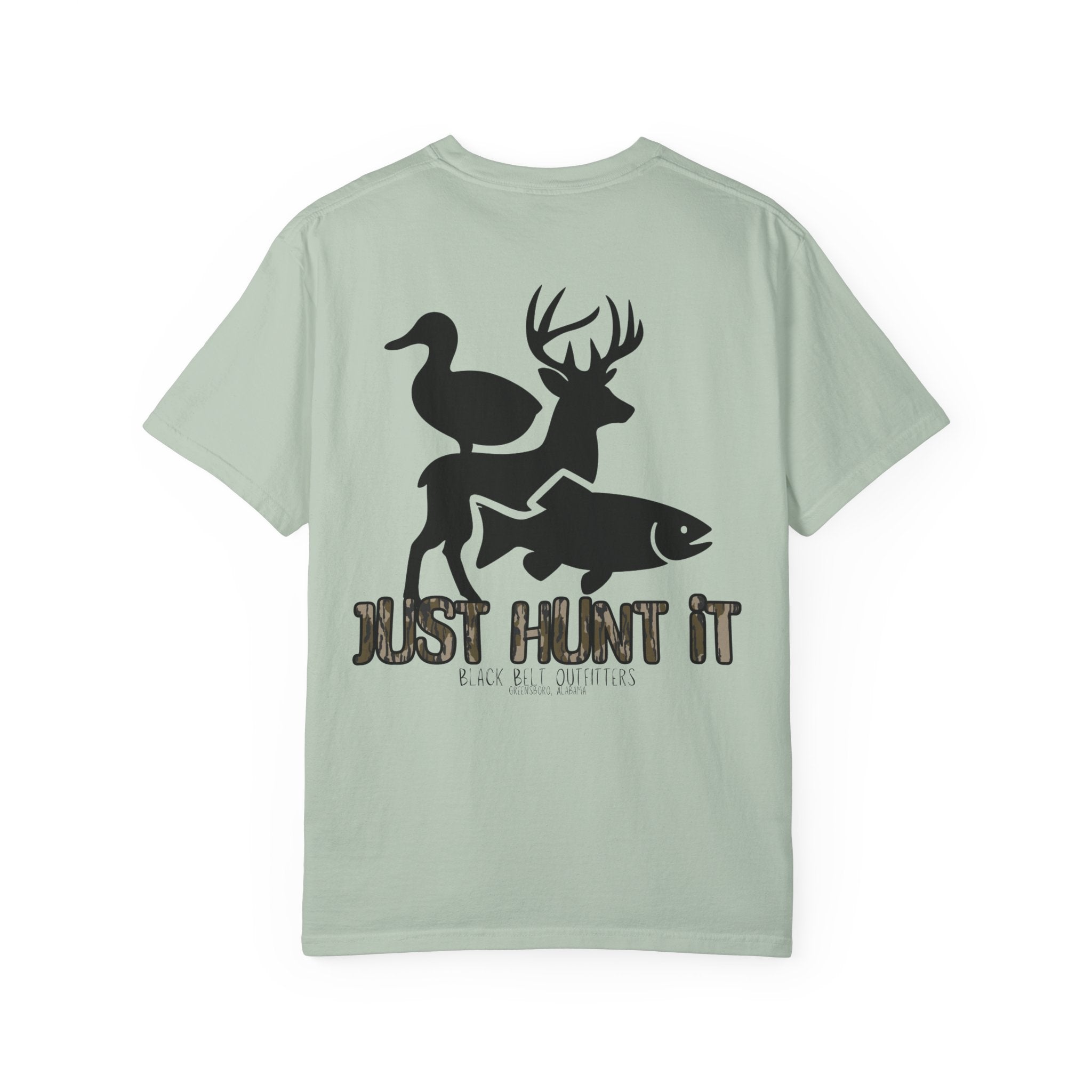 JUST HUNT IT Unisex T-Shirt, Perfect for Gifts, Father's Day, Golf Events, Casual Wear, Comfortable Tee