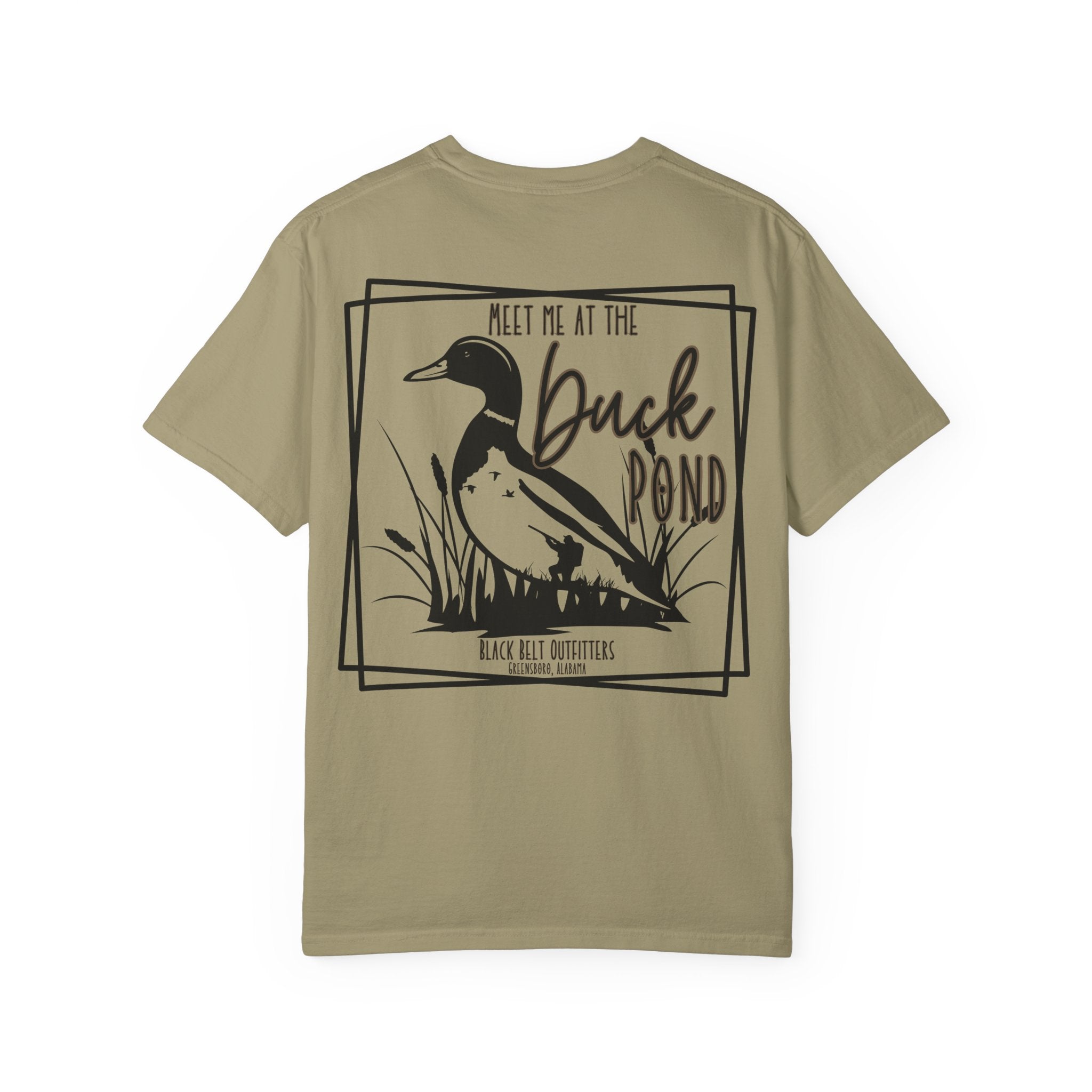 Meet Me at the Duck Pond T-Shirt, Men's Hunting Shirt, Gift for Sportsmen, Casual Wear, Nature Lover Tee