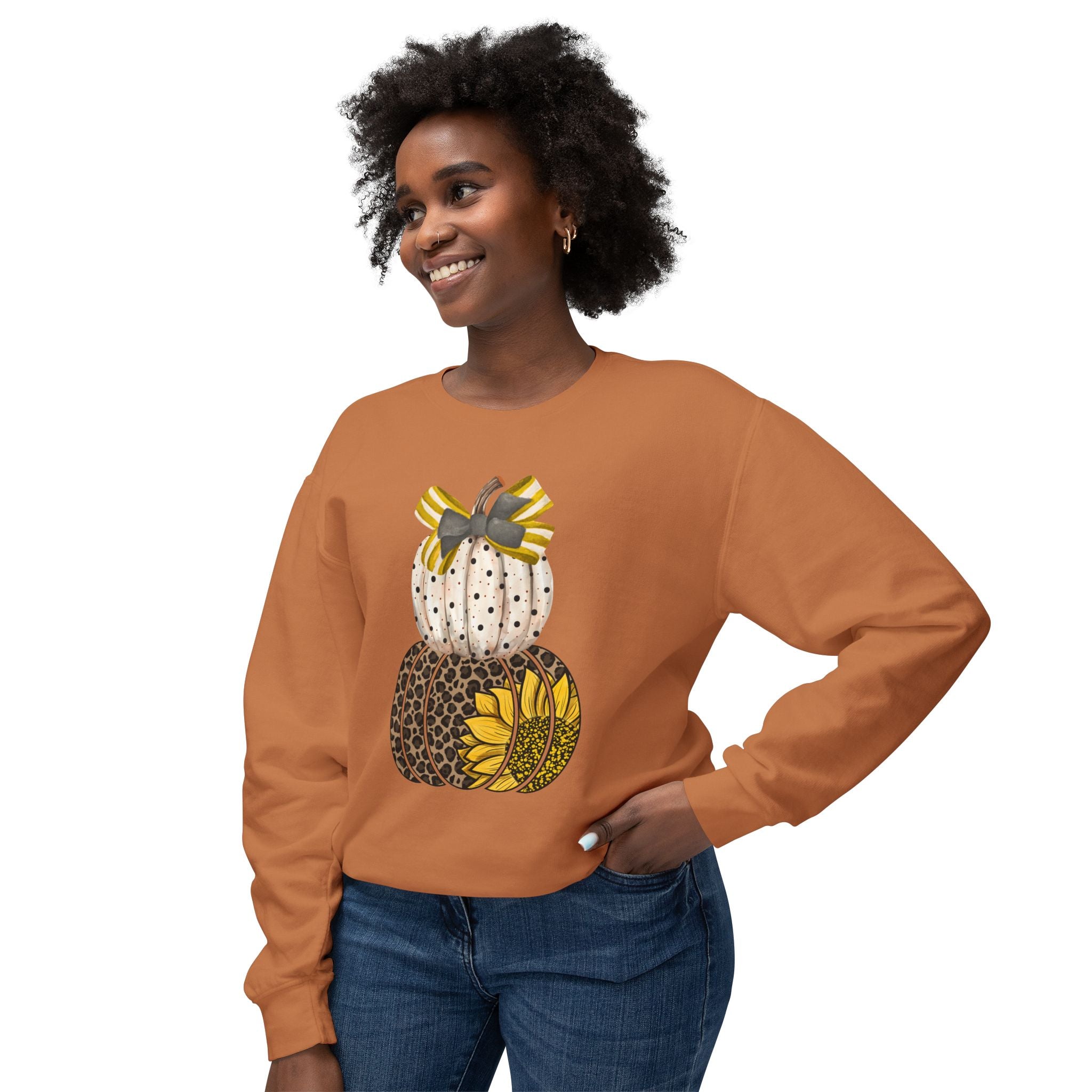 Pumpkins Unisex Lightweight Crewneck Sweatshirt, Just Boo It Sweatshirt, Cute Halloween Apparel, Fall Fashion, Spooky Season, [...]