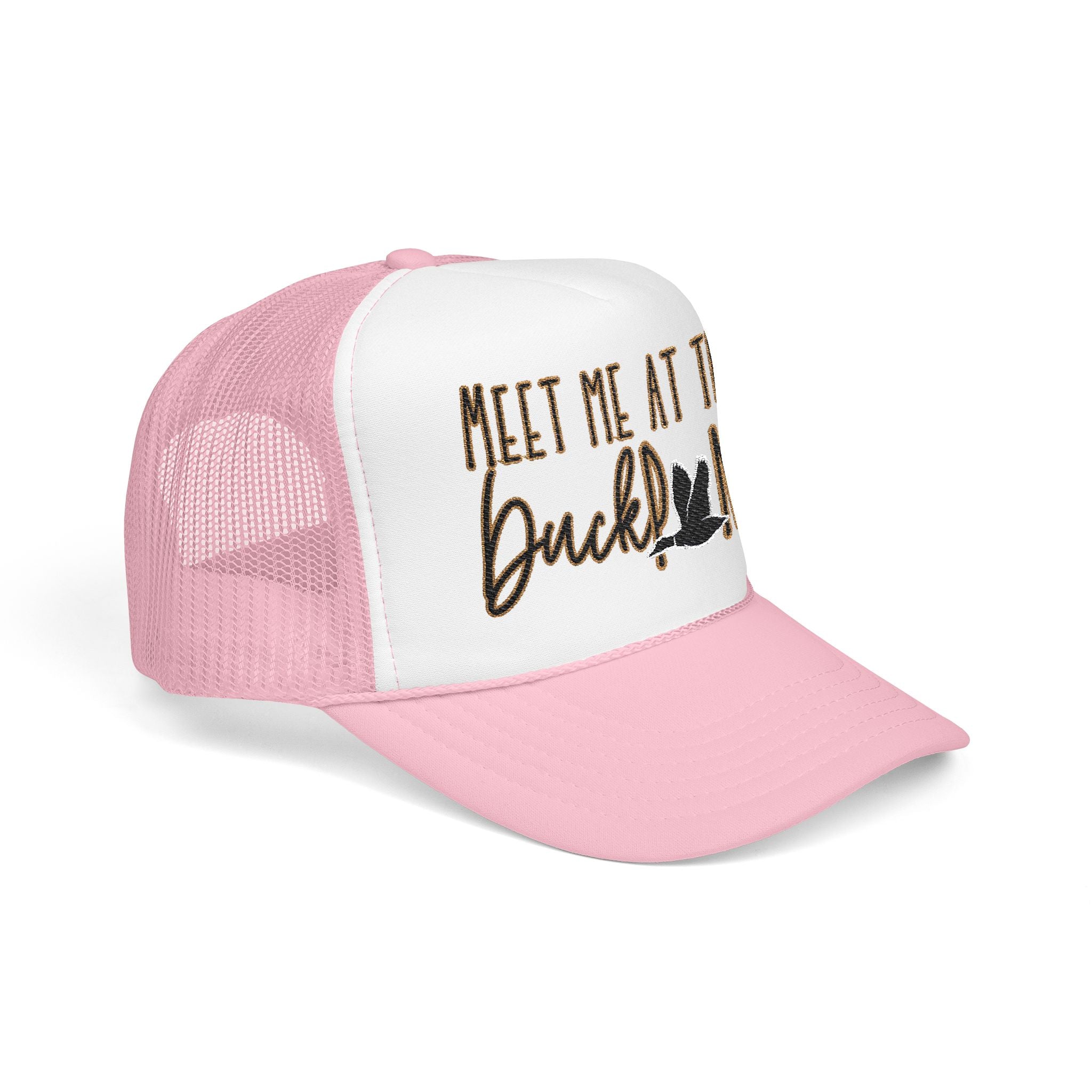 Meet Me at the Duck Pond Embroidered Trucker Hat