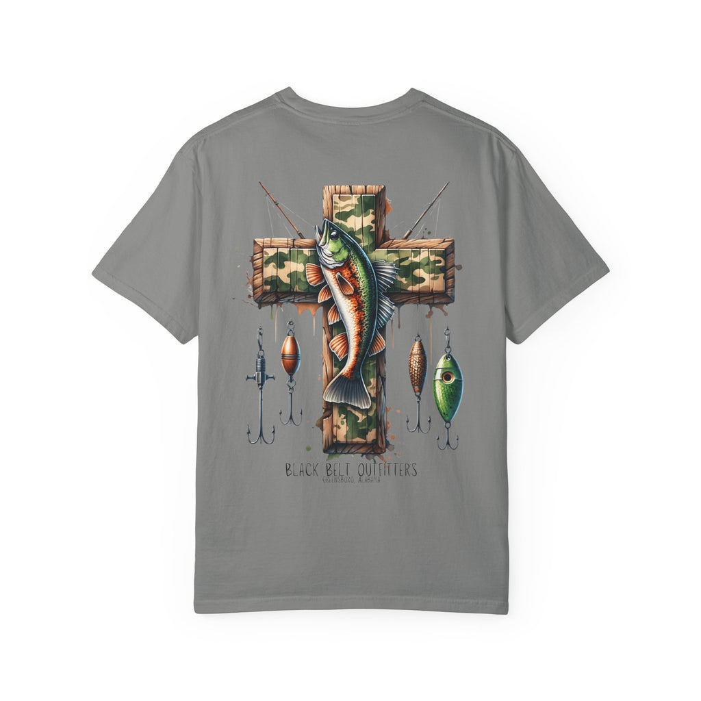 FAITH + FISHING Unisex T-Shirt, Perfect for Gifts, Father's Day, Golf Events, Casual Wear, Comfortable Tee