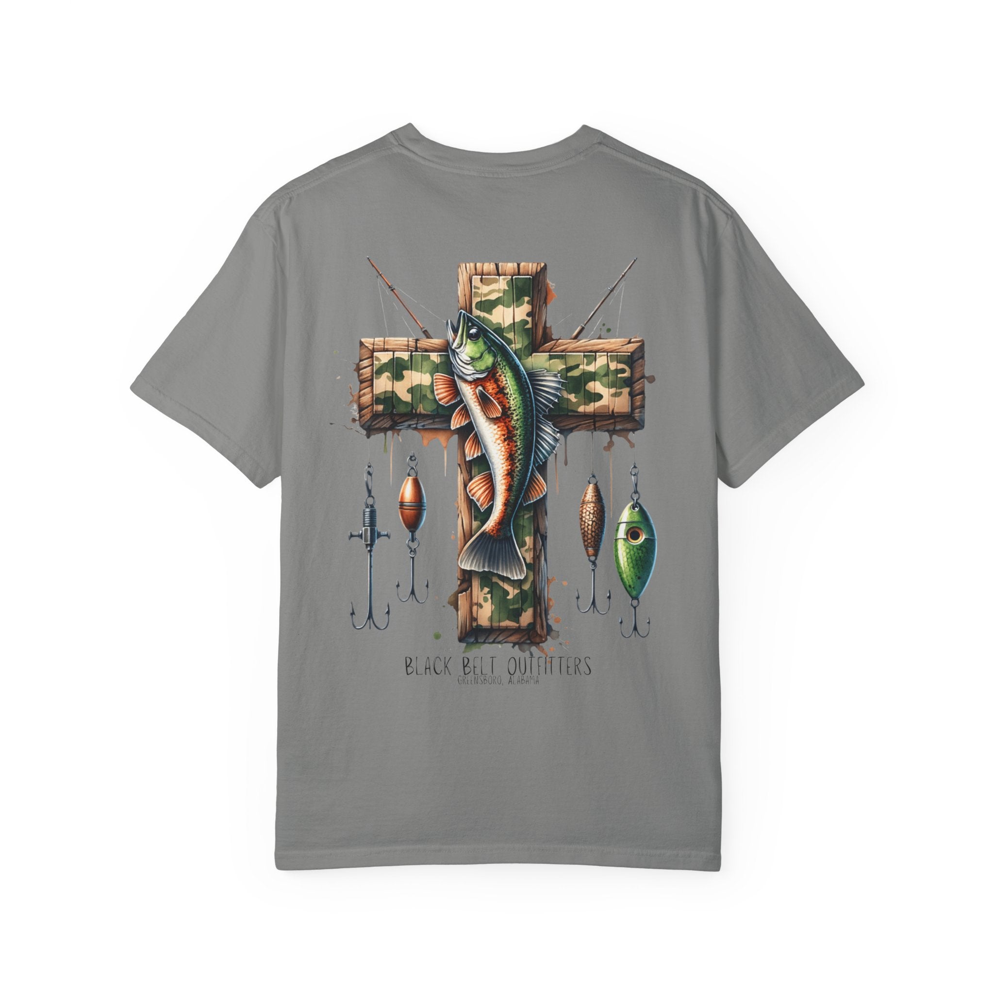 FAITH + FISHING Unisex T-Shirt, Perfect for Gifts, Father's Day, Golf Events, Casual Wear, Comfortable Tee