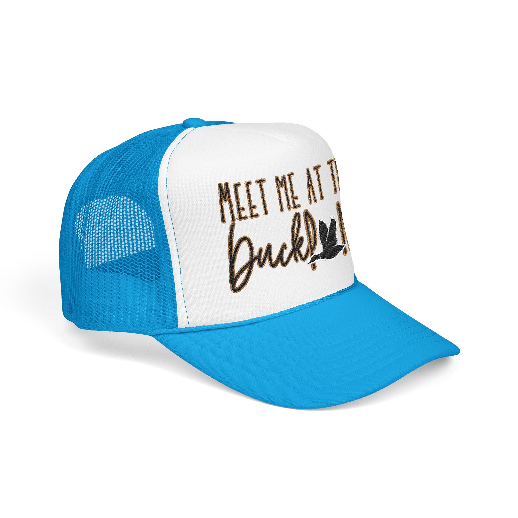 Meet Me at the Duck Pond Embroidered Trucker Hat