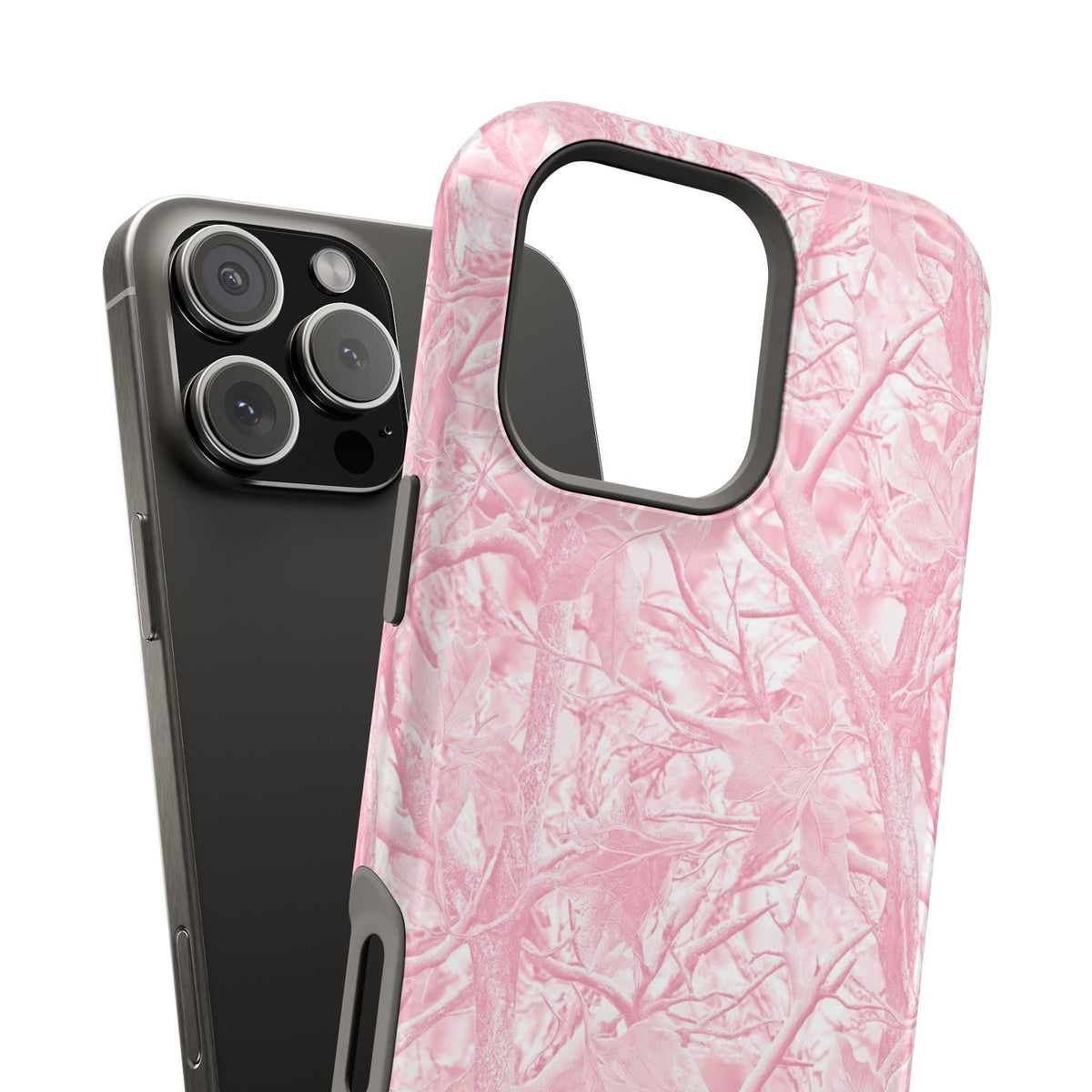 Pink Camo Magnetic Impact-Resistant Phone Case
