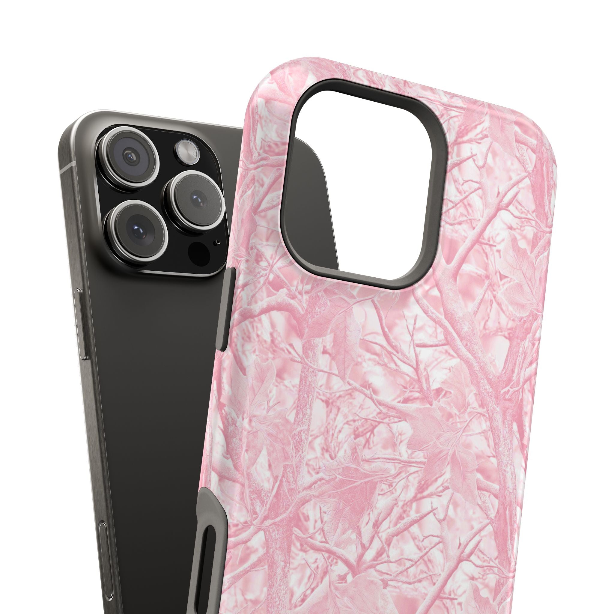 Pink Camo Magnetic Impact-Resistant Phone Case