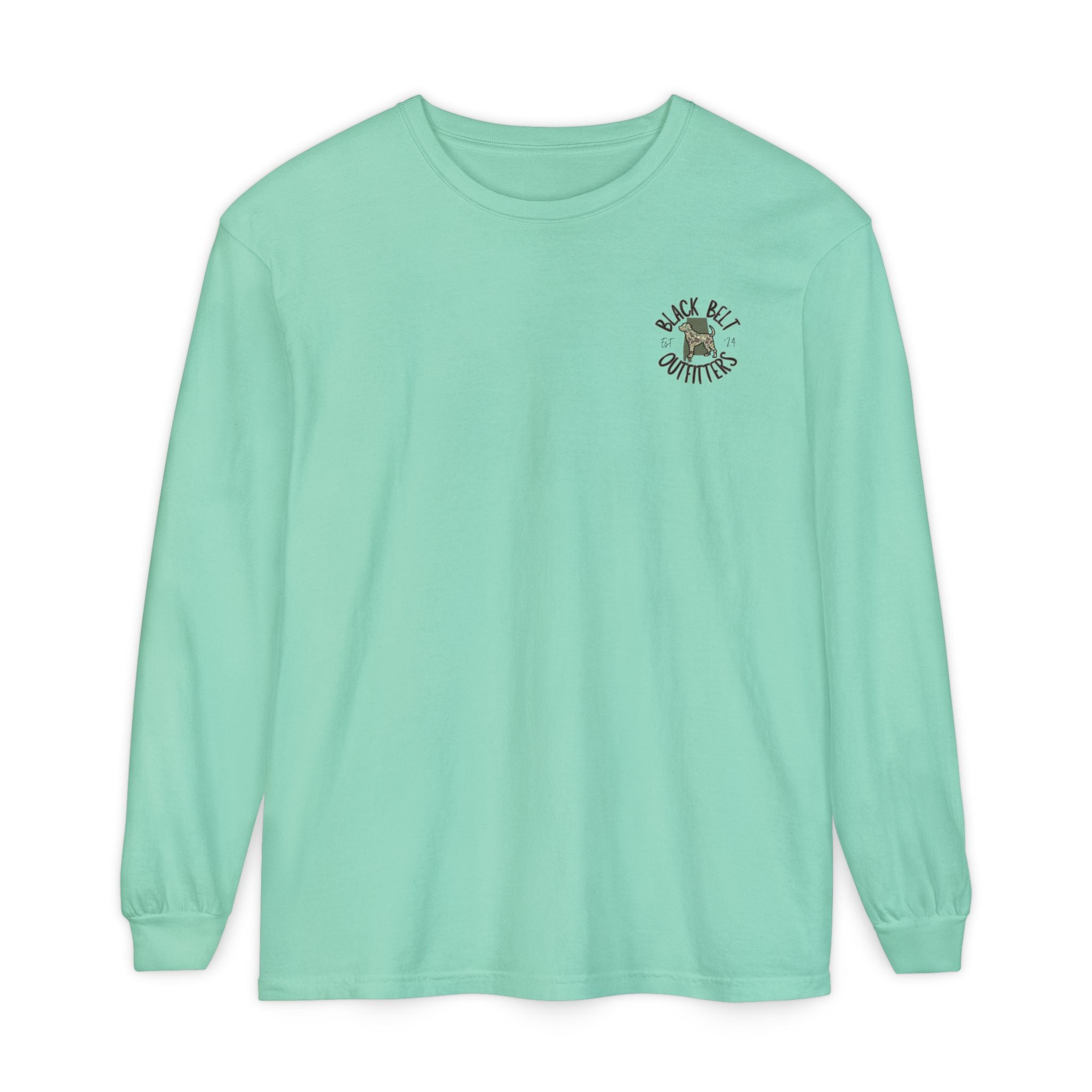 Waterfowl Hunt Club Unisex Garment-Dyed Long Sleeve T-Shirt, Casual Wear, Gift for Him/Her, Streetwear, Everyday Comfort, Comfortable Layering