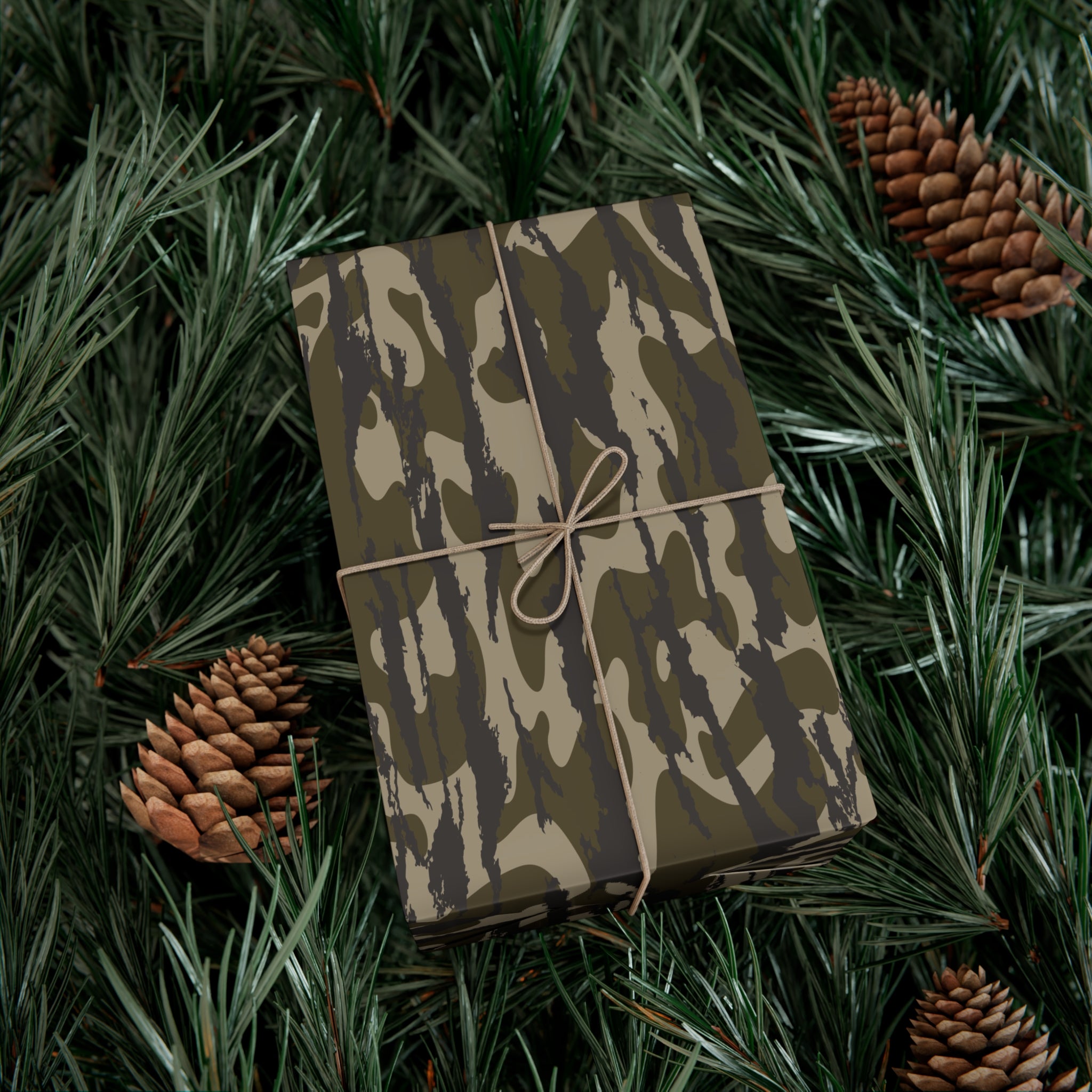 Trendy Camo Gift Wrap Paper, Perfect for Holidays, Birthdays, Parties, Eco-Friendly Packaging, Unique Camo Design