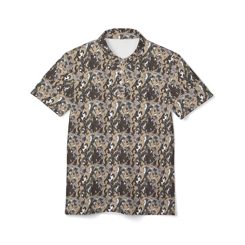 Dixie Camo Unisex Polo Shirt, Casual Wear, Outdoor Adventures, Gift for Him, Summer Look