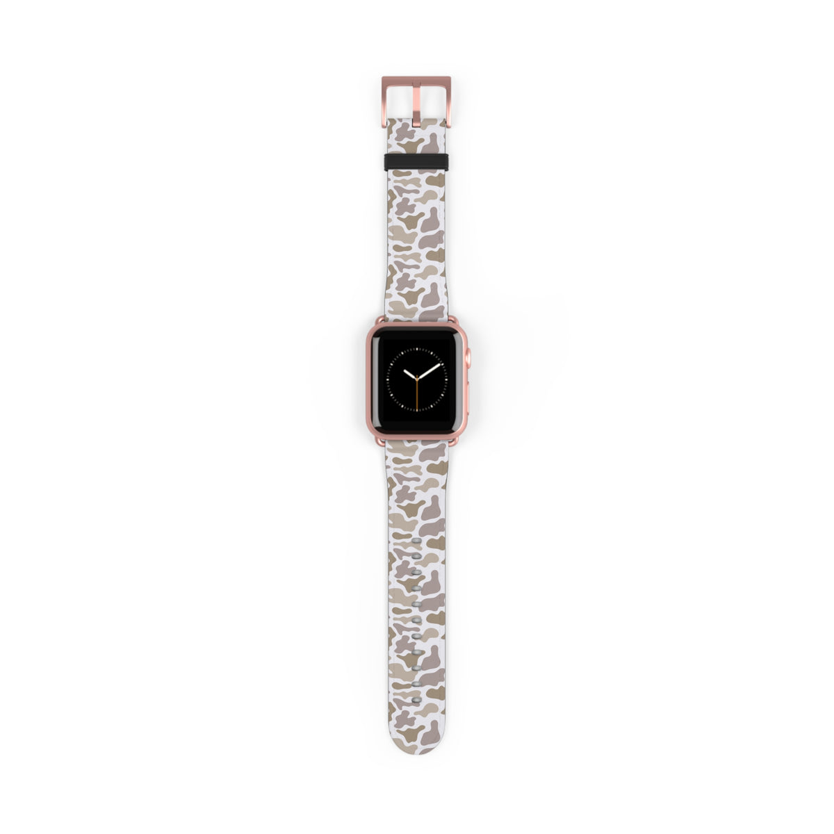 Neutral Camo Watch Band — Beige White Camouflage Apple Watch Strap