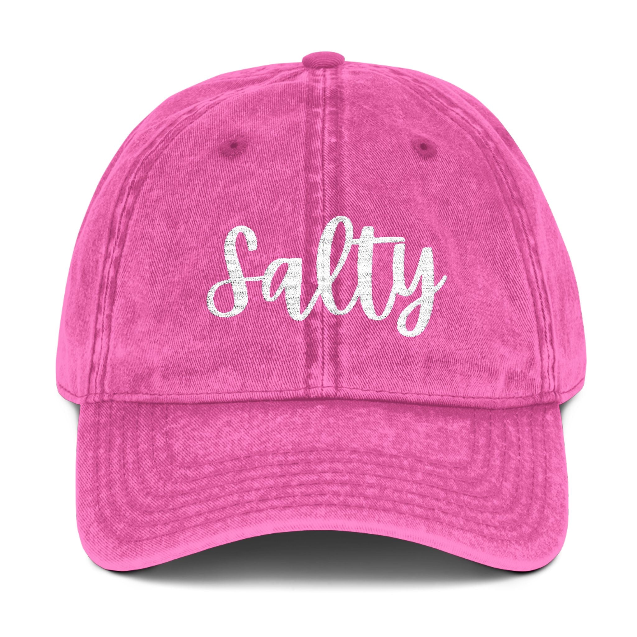 SALTY Vintage Embroidered hat, Funny Wife Hat, Sorry About My Husband Cap, Gift for Her, Casual Fashion Accessory