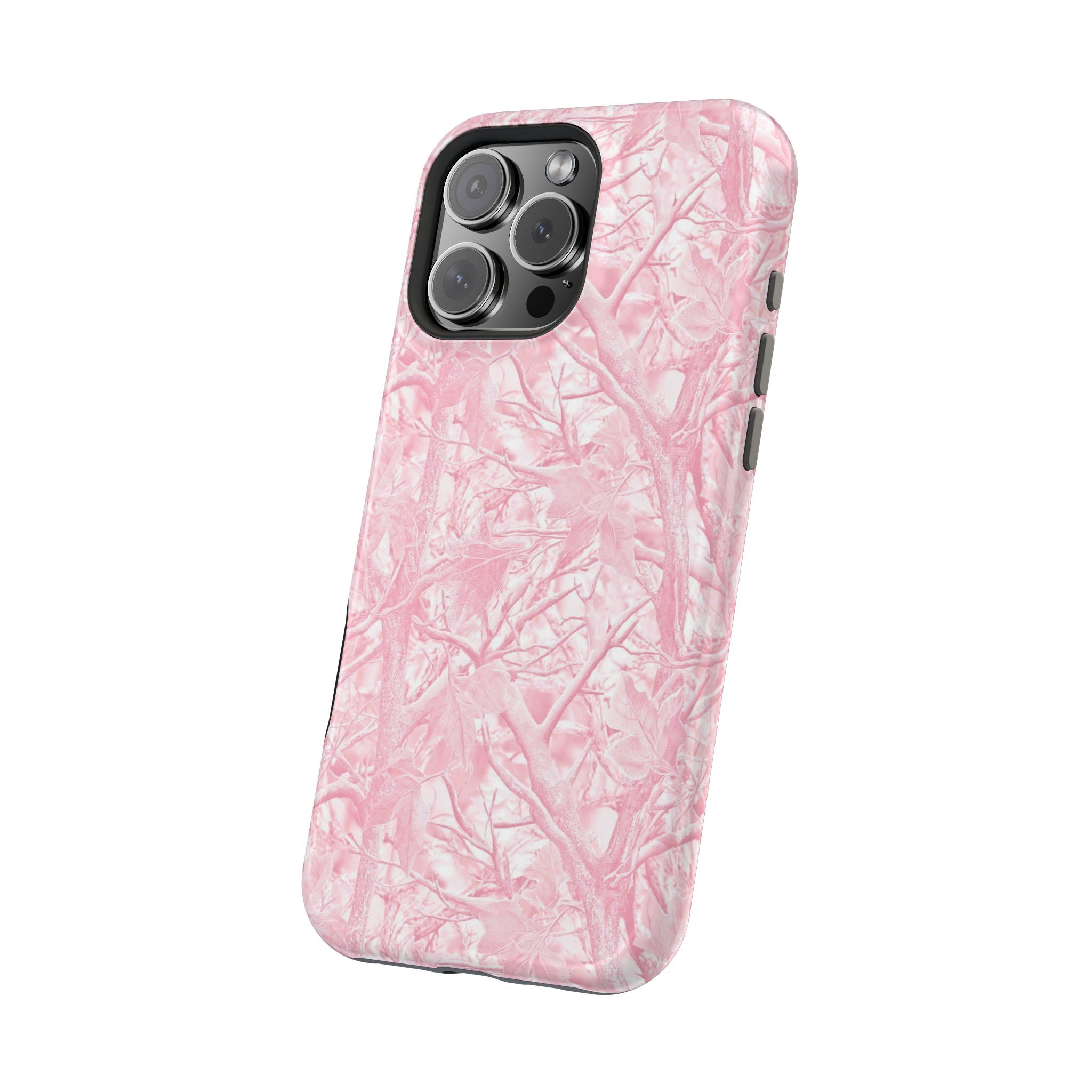 Pink Camo Magnetic Impact-Resistant Phone Case