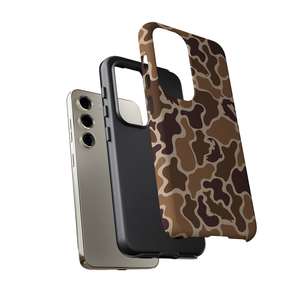 Brown Shark Camo design Tough Cases