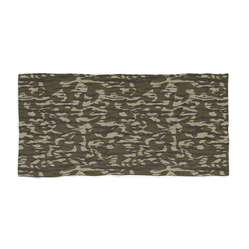 Trendy Camo Beach Towel | Outdoor Travel Essential, Summer Pool Accessory, Picnic Blanket, Gift for Beach Lovers