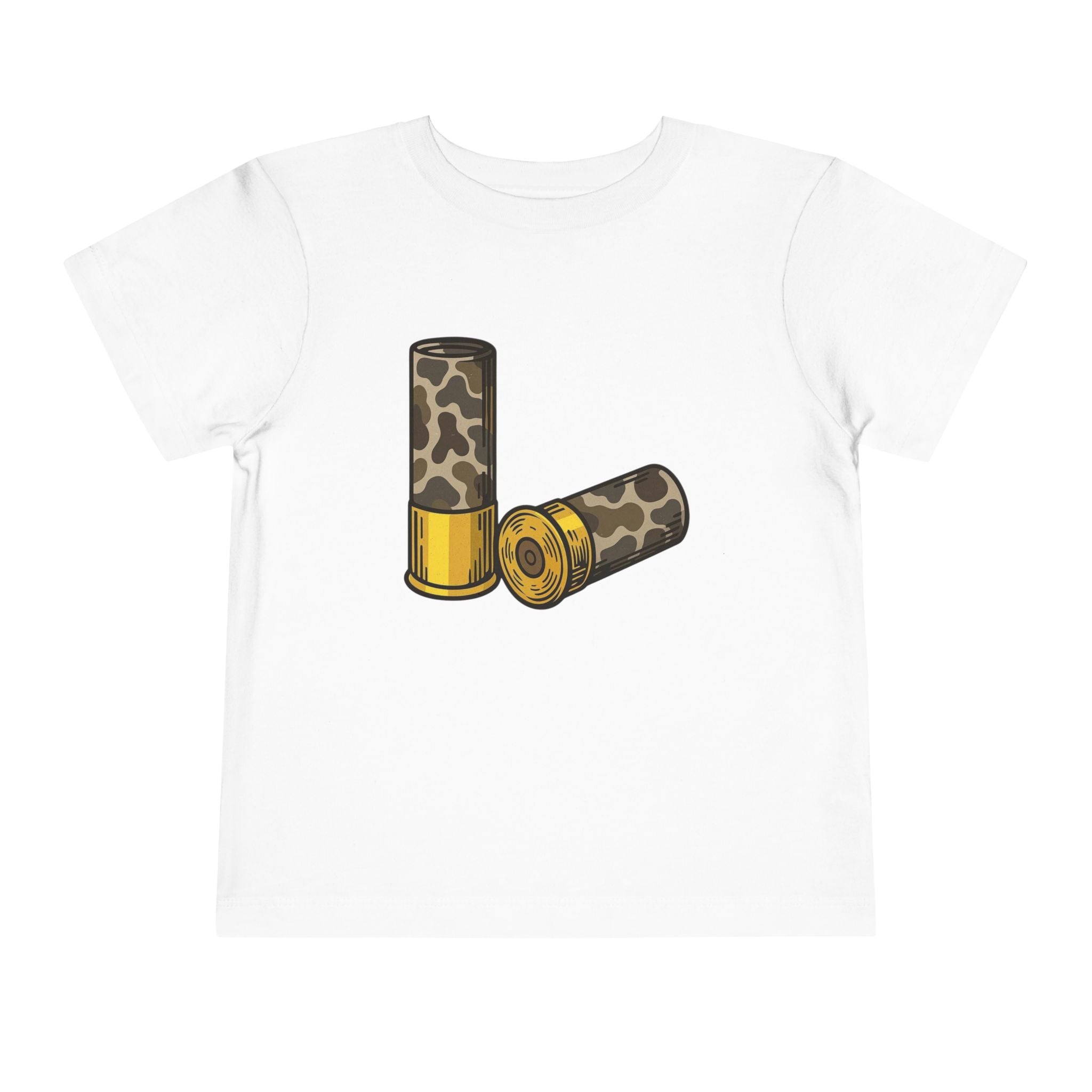 Toddler Shotgun Shells Short Sleeve Tee, Kids Summer Shirt, Playful Graphic Tee, Baby Shower Gift, Toddler Outfit, Kids Fashion