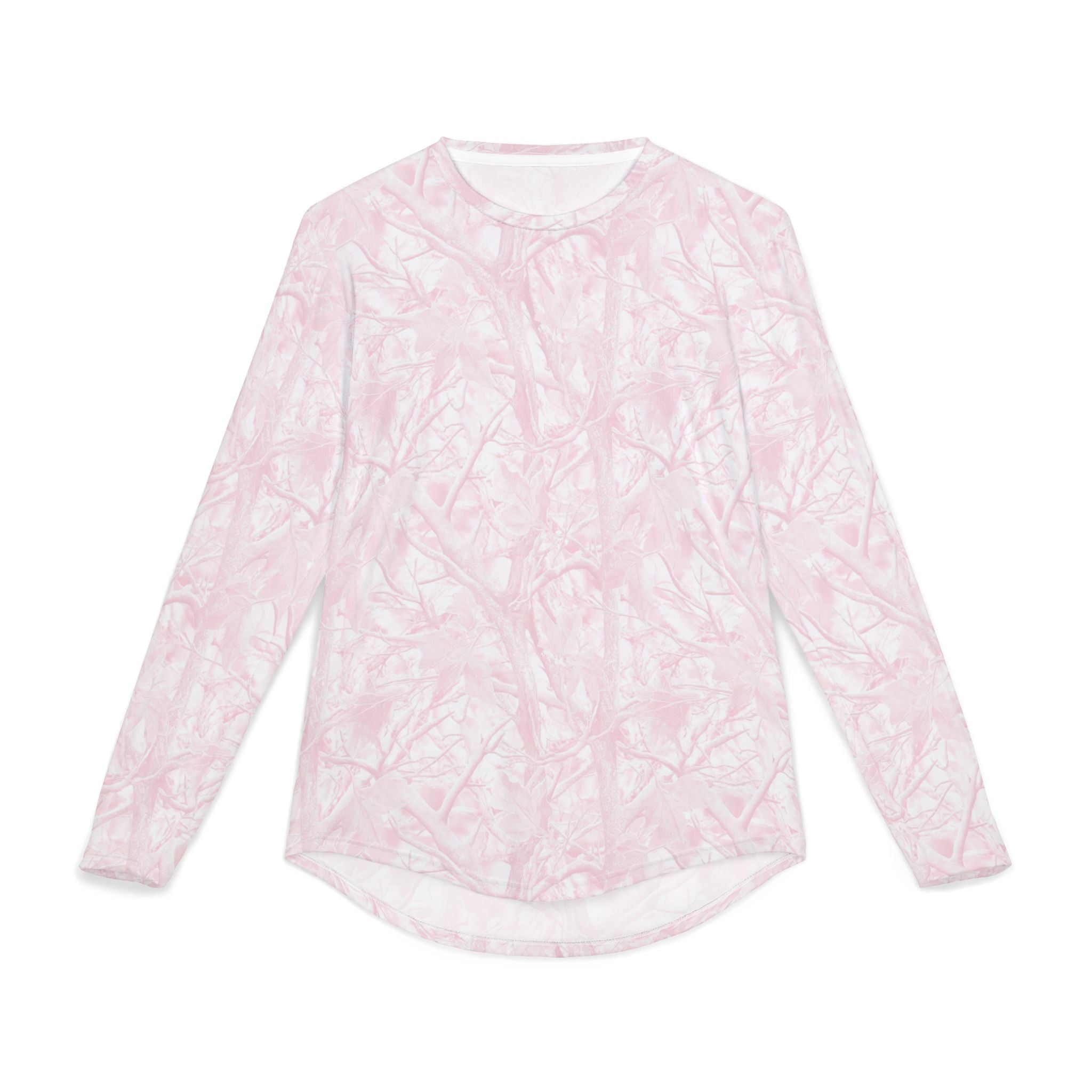 UV Long Sleeve Shirt — Pink Camo All-Over Print
