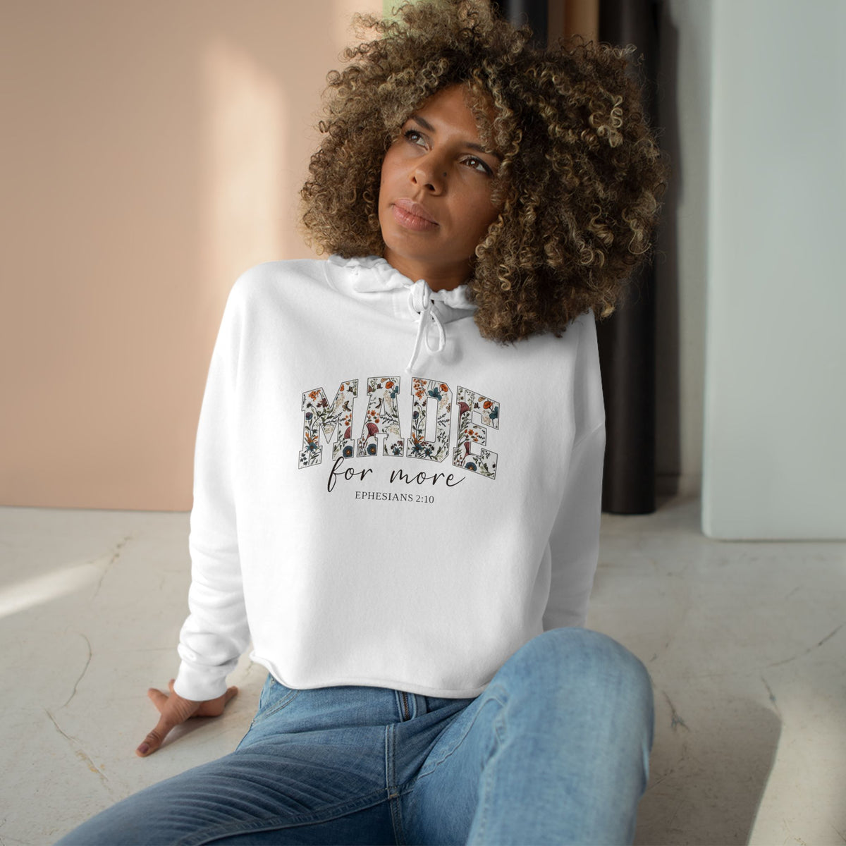 MADE FOR MORE - Crop Hoodie