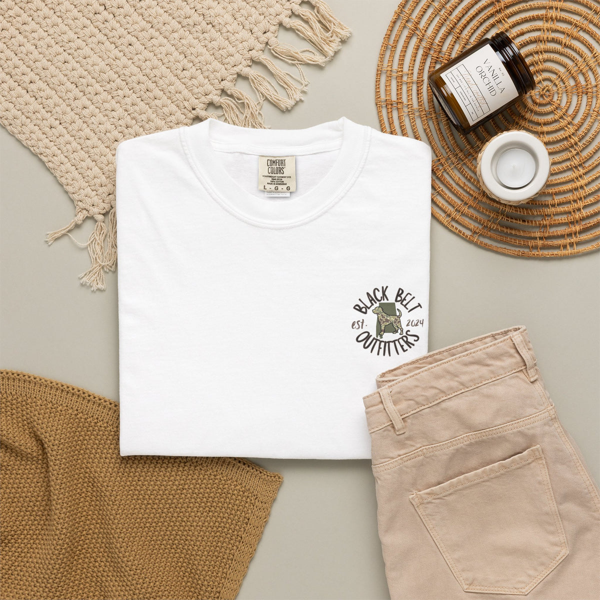 T-Shirt — Black Belt Outfitters American Duck Dog Graphic