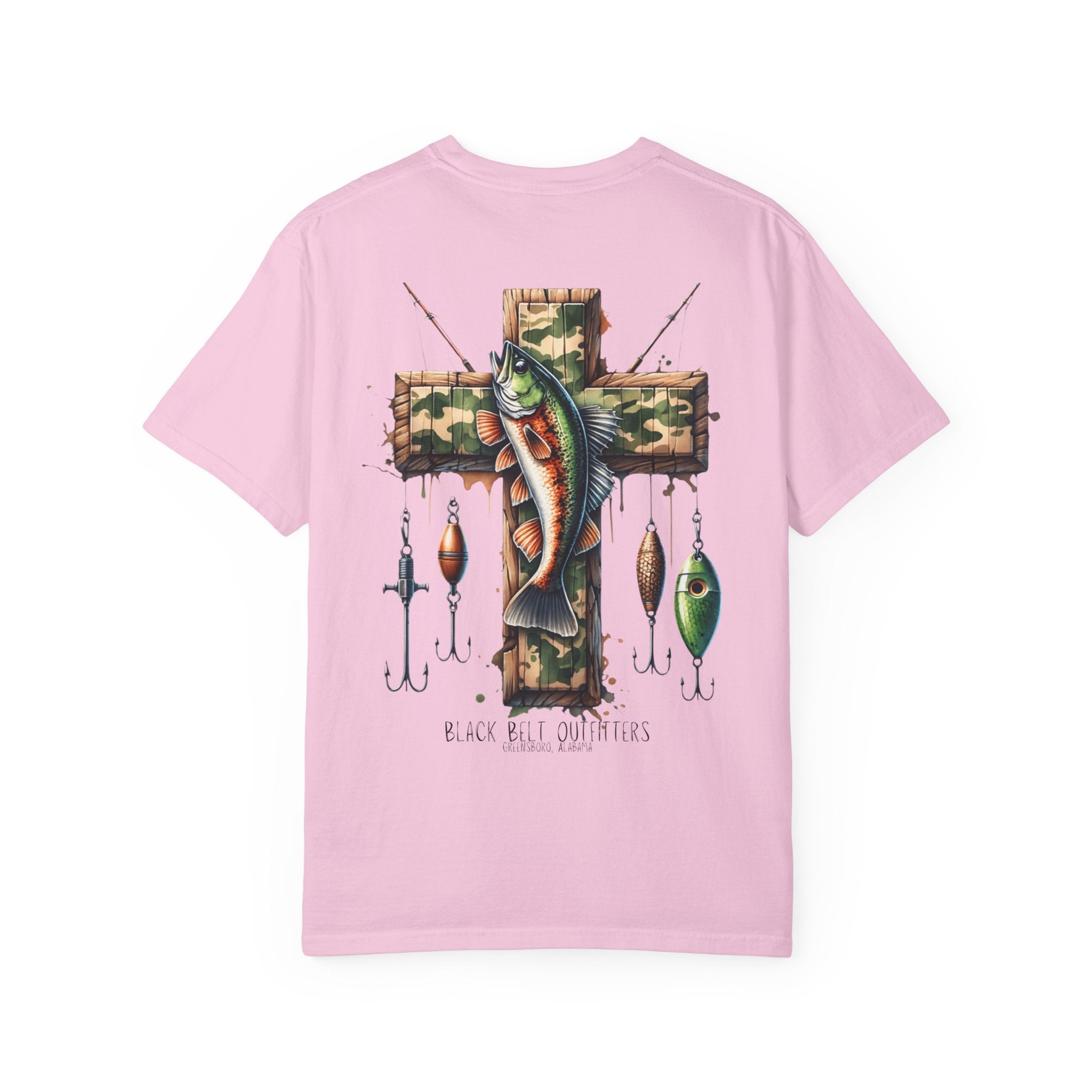 FAITH + FISHING Unisex T-Shirt, Perfect for Gifts, Father's Day, Golf Events, Casual Wear, Comfortable Tee