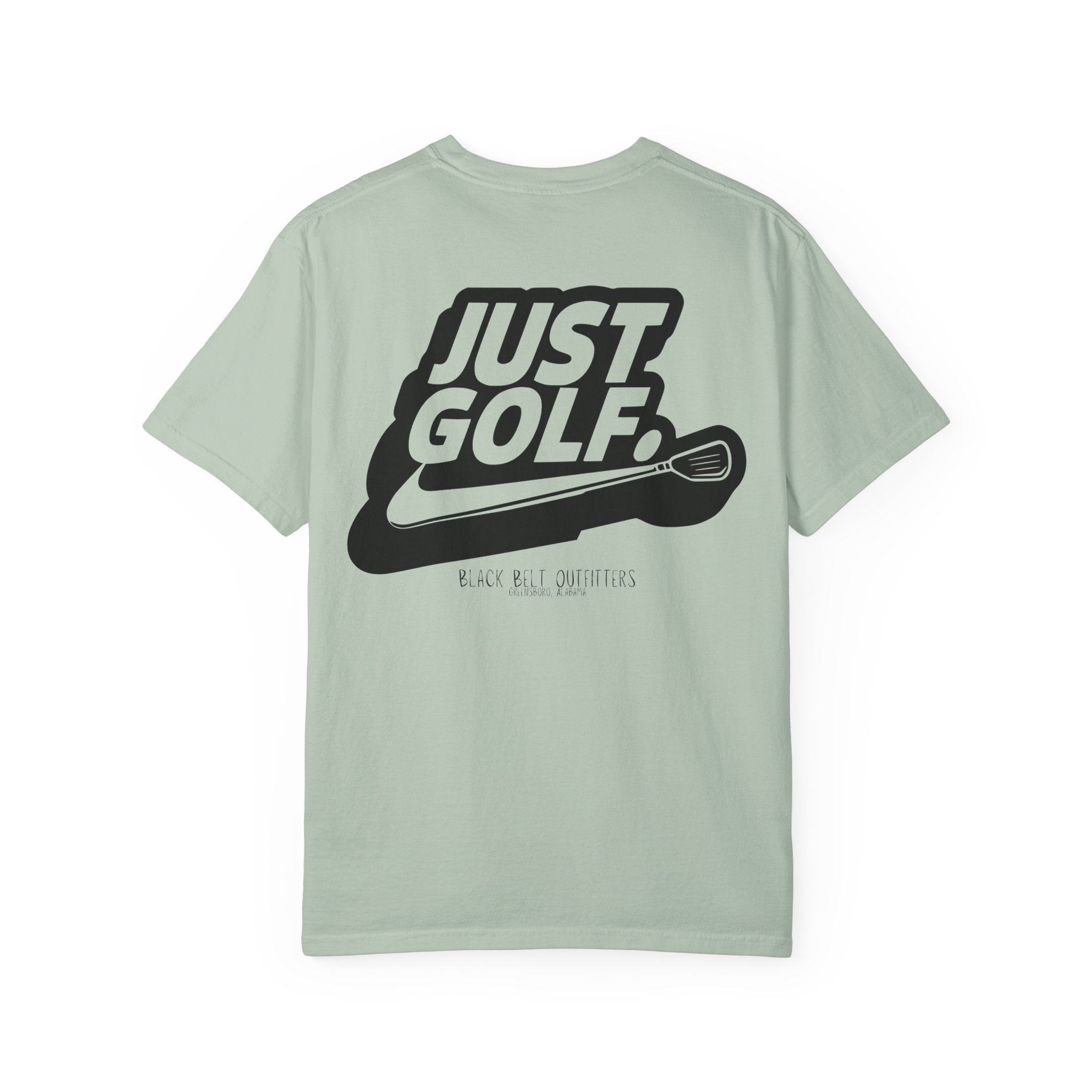 JUST GOLF Unisex T-Shirt, Perfect for Gifts, Father's Day, Golf Events, Casual Wear, Comfortable Tee