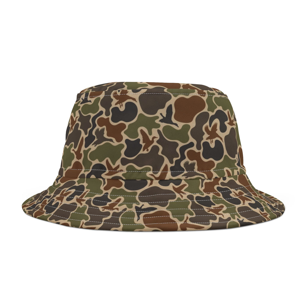 Custom old school duck camo Bucket Hat (AOP)
