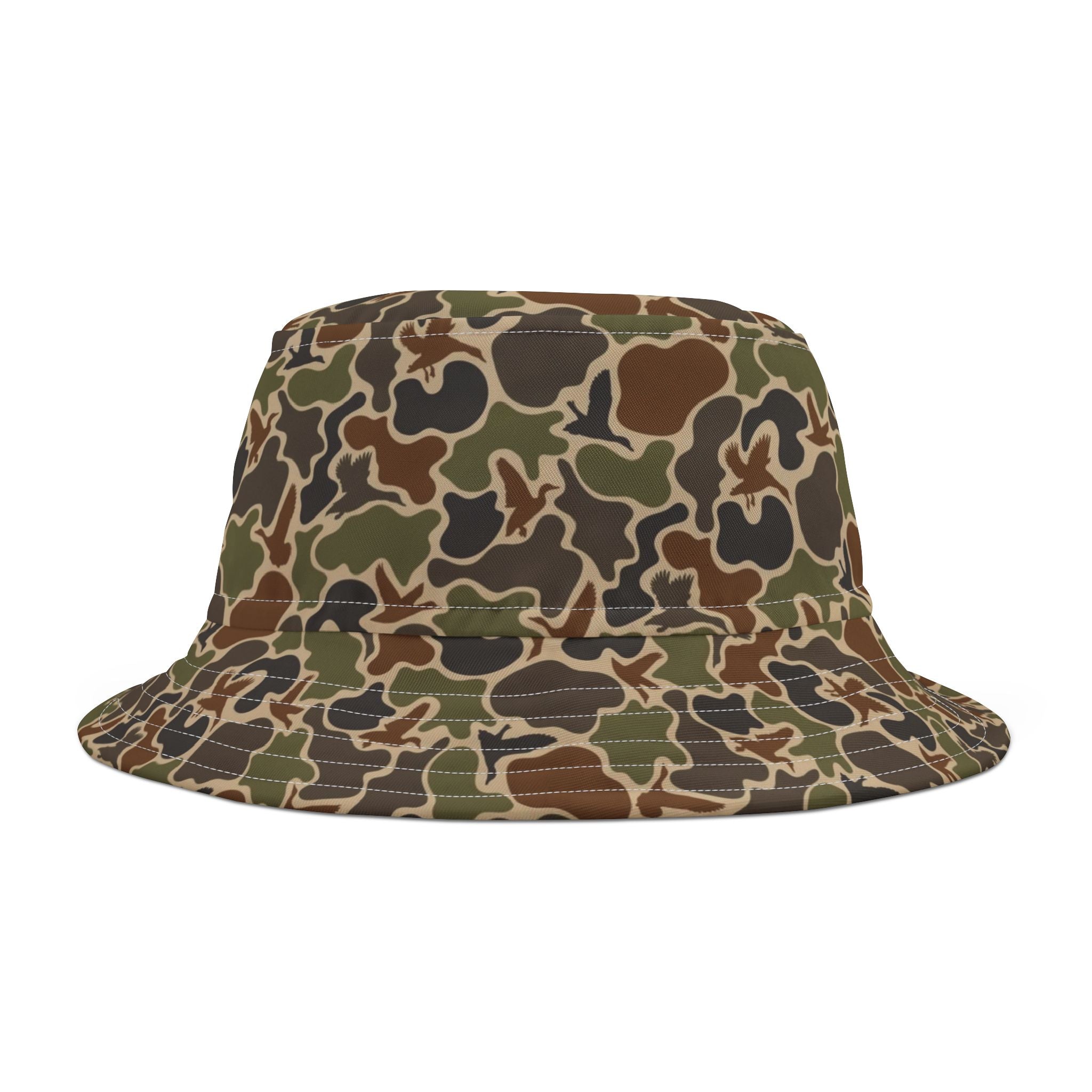 Custom old school duck camo Bucket Hat (AOP)