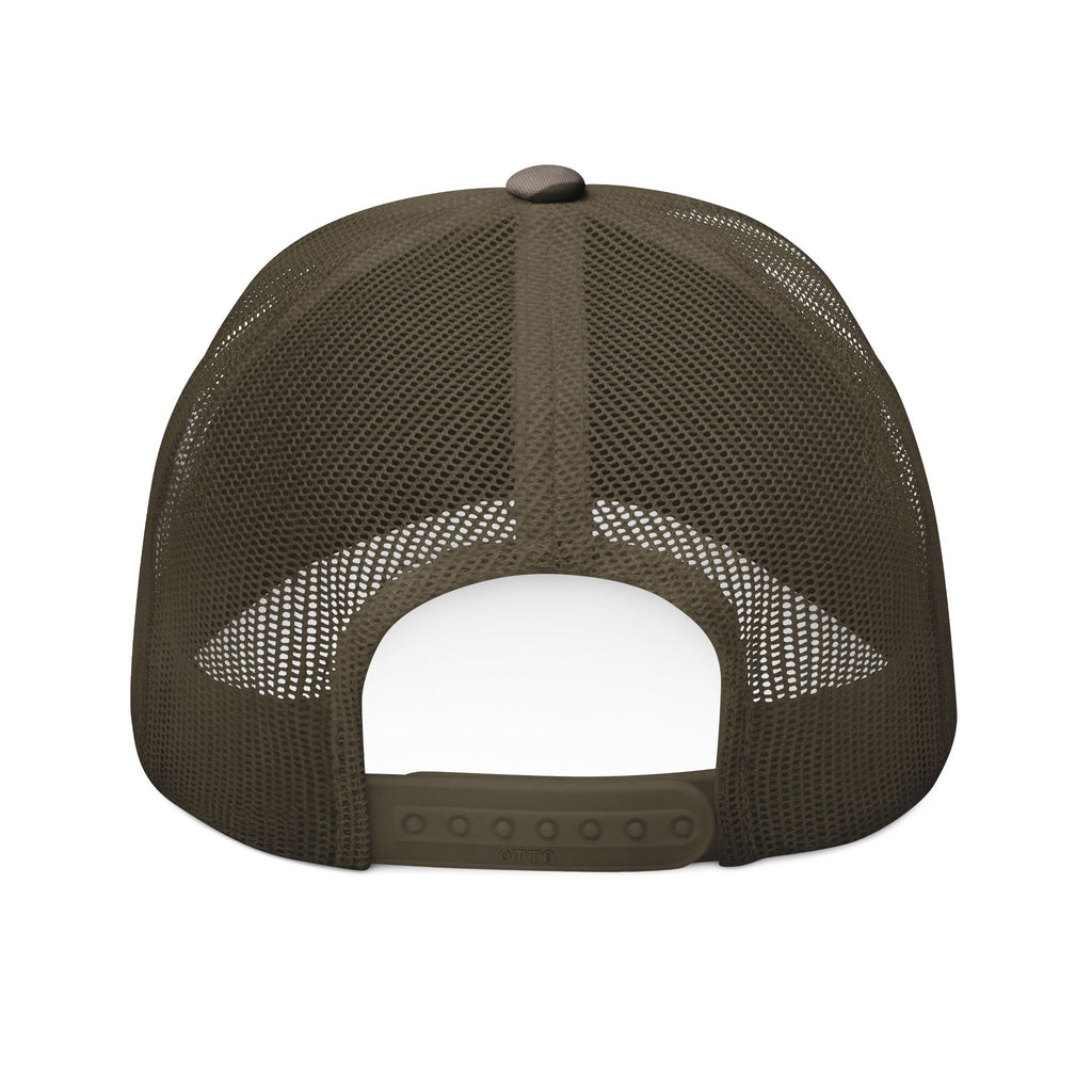 Philippians 4:13 Camo Trucker Hat with Embroidered Cross and IV XIII, Outdoor Adventure Cap, Hunting Hat, Gift for Him, Stylish Military Hat