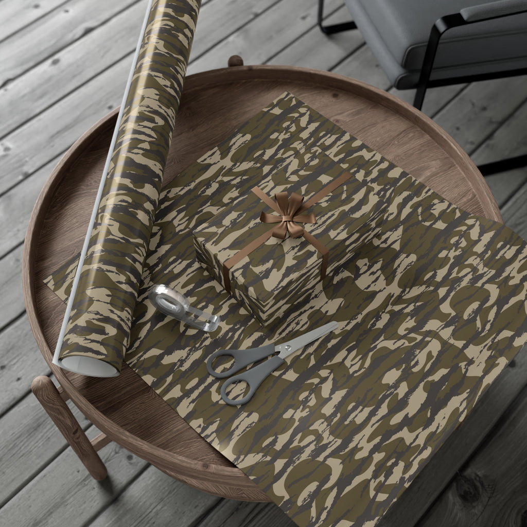Trendy Camo Gift Wrap Paper, Perfect for Holidays, Birthdays, Parties, Eco-Friendly Packaging, Unique Camo Design