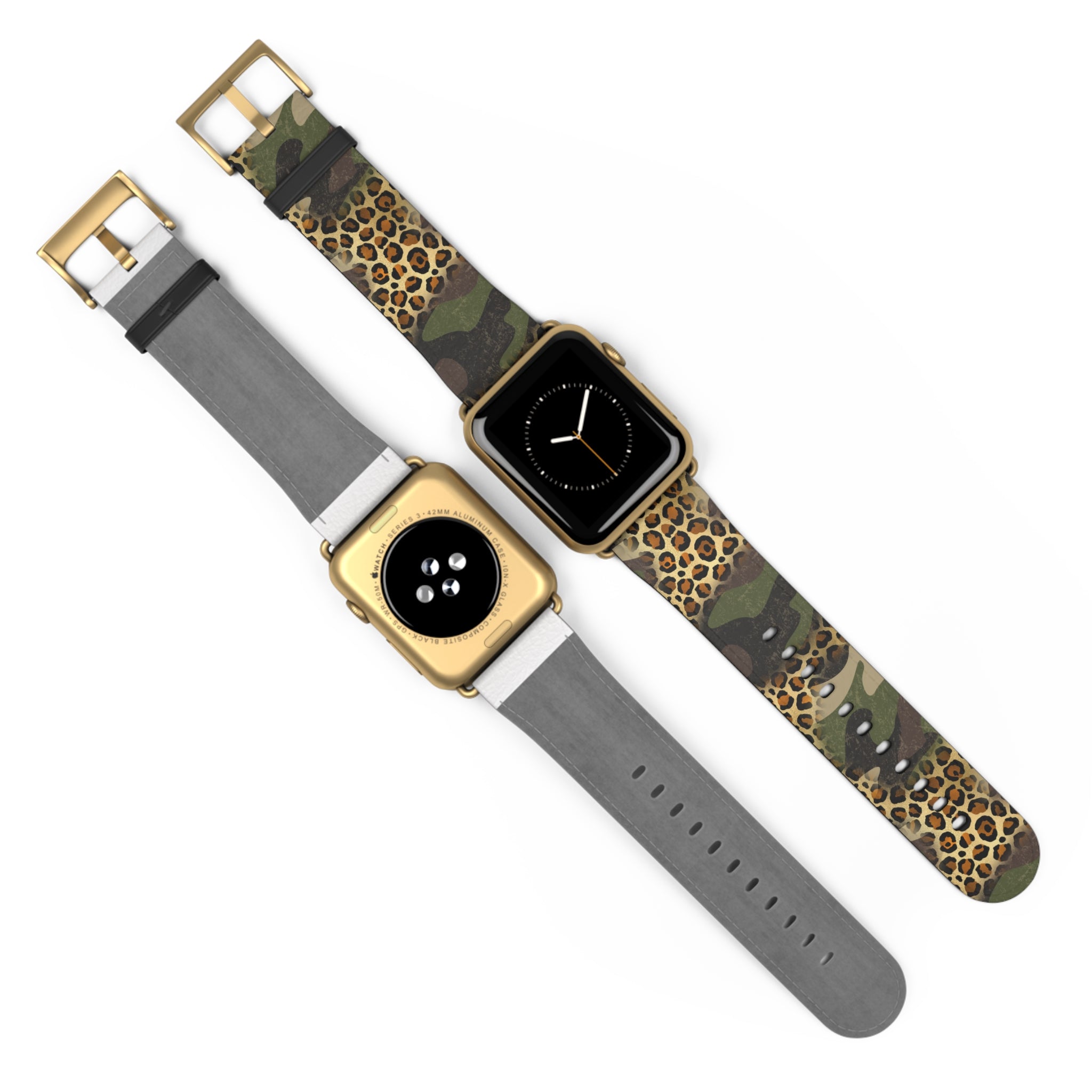 Wild Camo Watch Band, Stylish Camouflage Accessory, Trendy Leopard Print Strap, Unique Gift for Her, Perfect for Outdoor Adventures