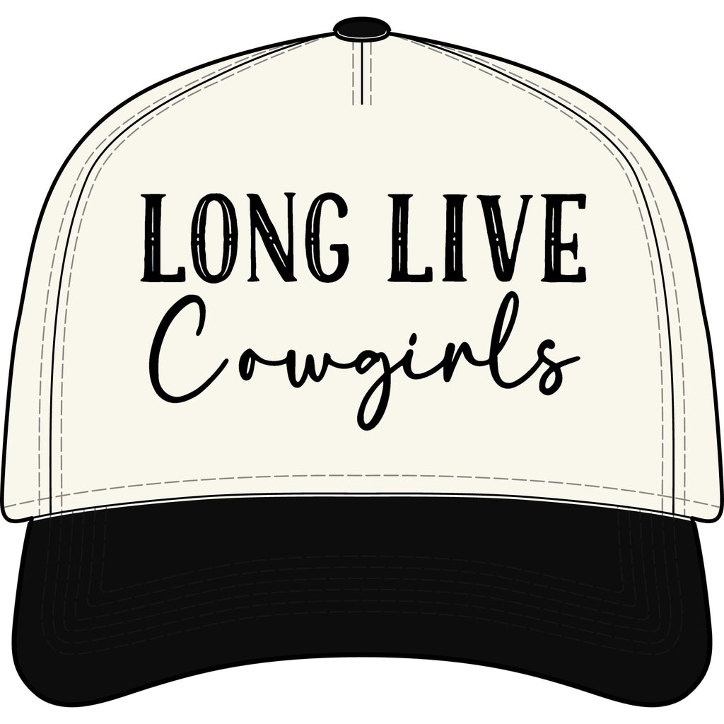 Long Live Cowgirls Two-Tone Cap — Women's Western Trucker Hat