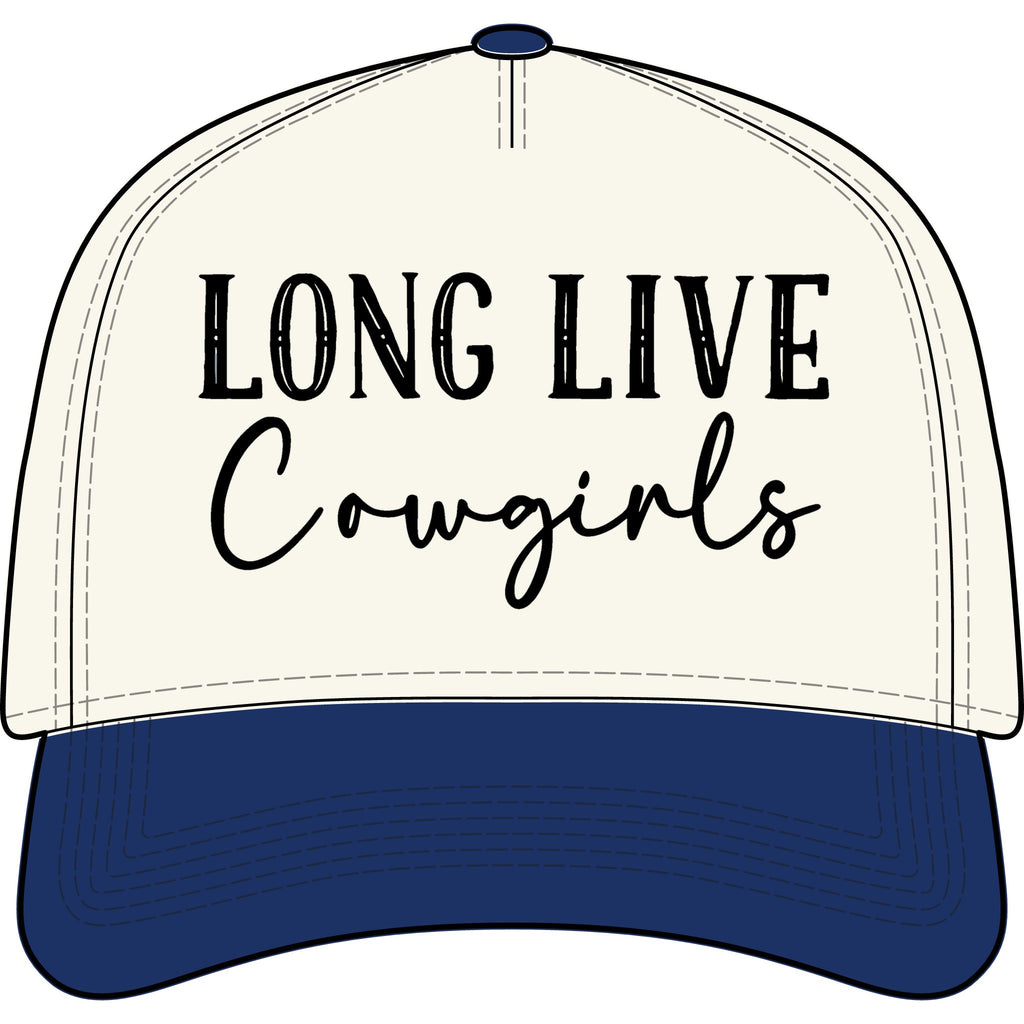 Long Live Cowgirls Two-Tone Cap — Women's Western Trucker Hat
