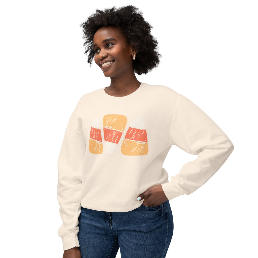 Candy Corn Unisex Lightweight Crewneck Sweatshirt, Just Boo It Sweatshirt, Cute Halloween Apparel, Fall Fashion, Spooky Season, [...]