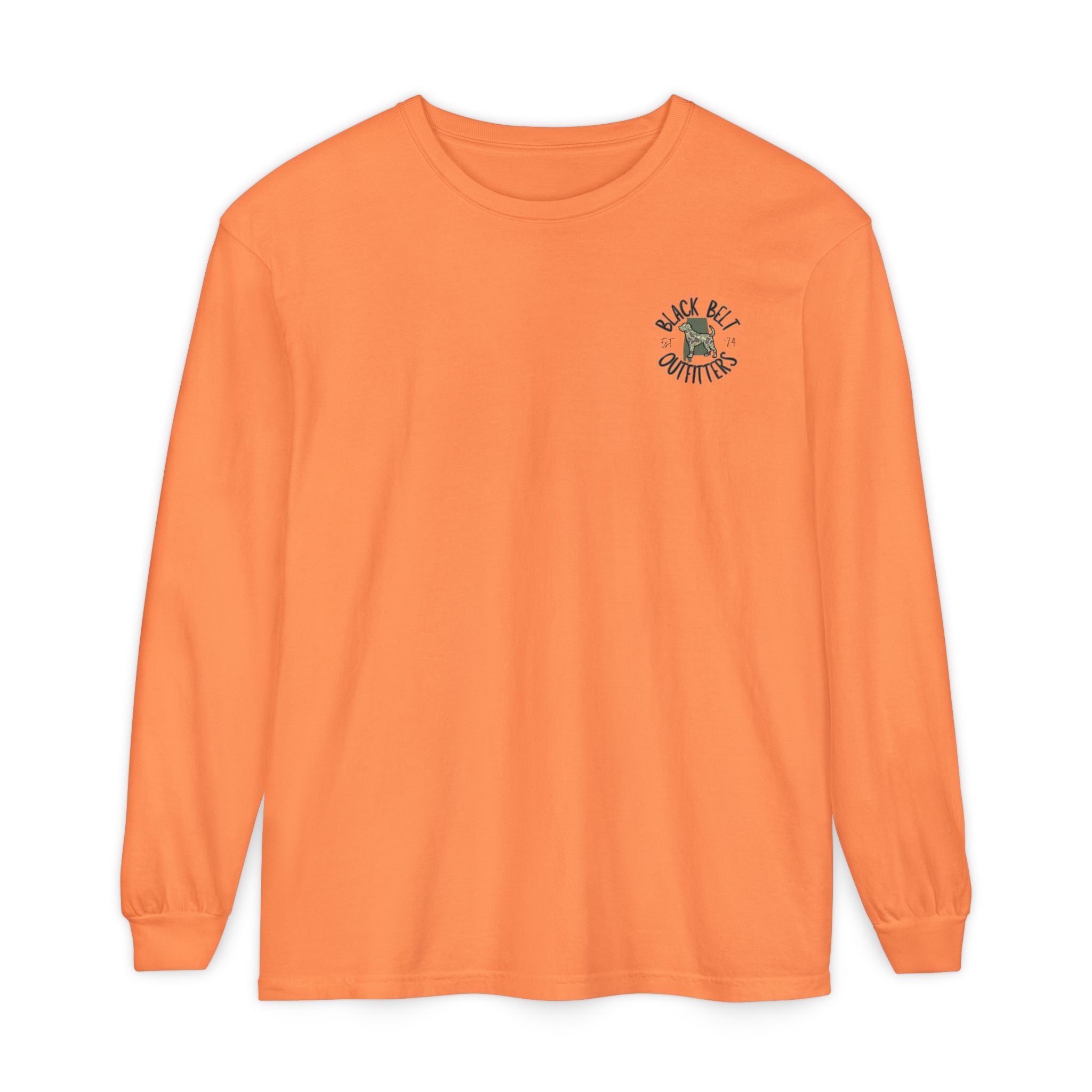 Waterfowl Hunt Club Unisex Garment-Dyed Long Sleeve T-Shirt, Casual Wear, Gift for Him/Her, Streetwear, Everyday Comfort, Comfortable Layering