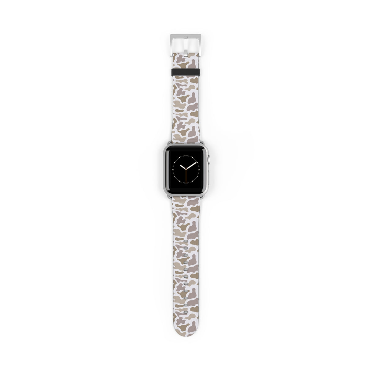 Neutral Camo Watch Band — Beige White Camouflage Apple Watch Strap