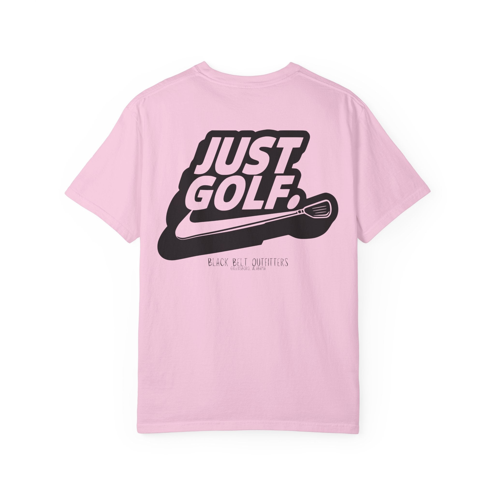 JUST GOLF Unisex T-Shirt, Perfect for Gifts, Father's Day, Golf Events, Casual Wear, Comfortable Tee