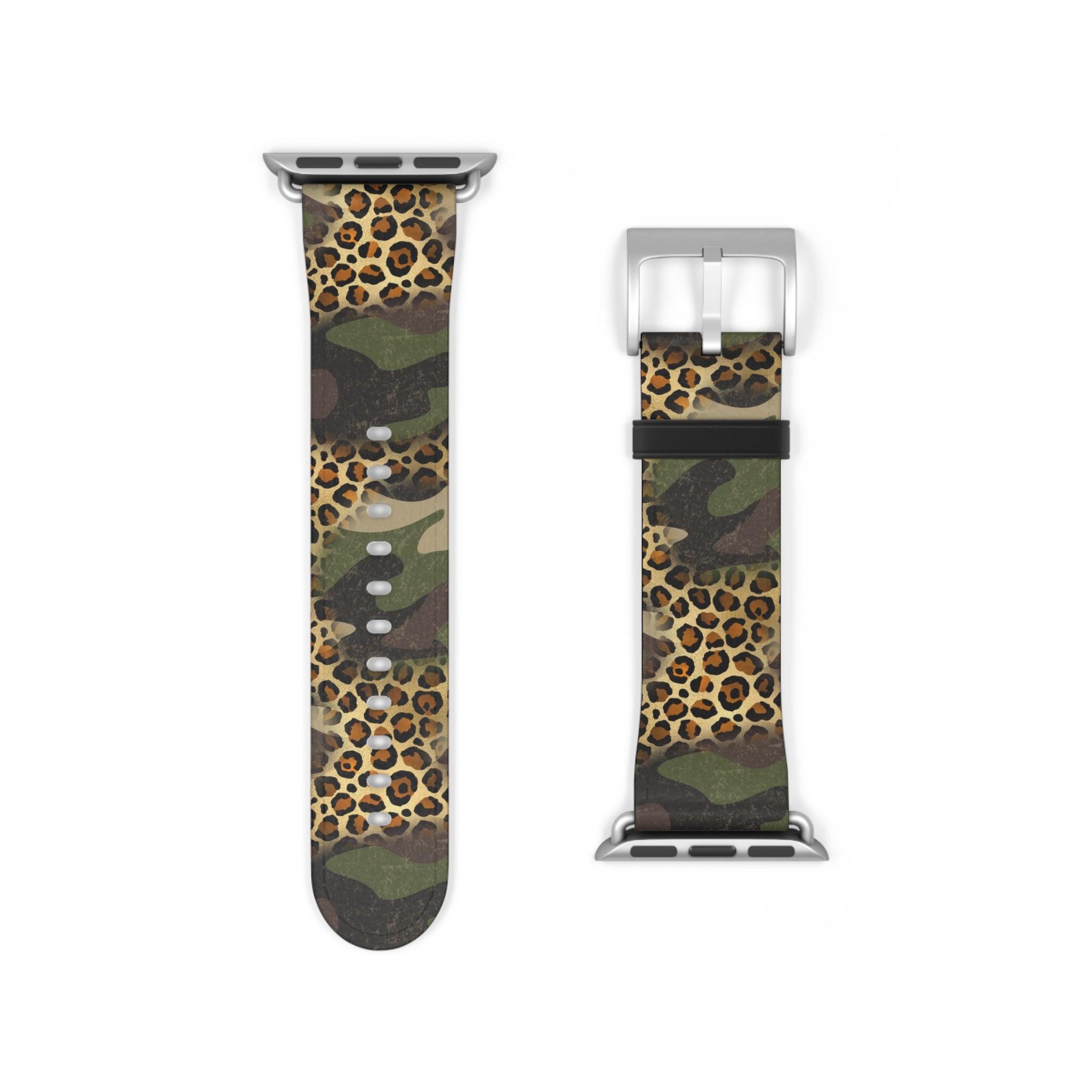 Wild Camo Watch Band, Stylish Camouflage Accessory, Trendy Leopard Print Strap, Unique Gift for Her, Perfect for Outdoor Adventures
