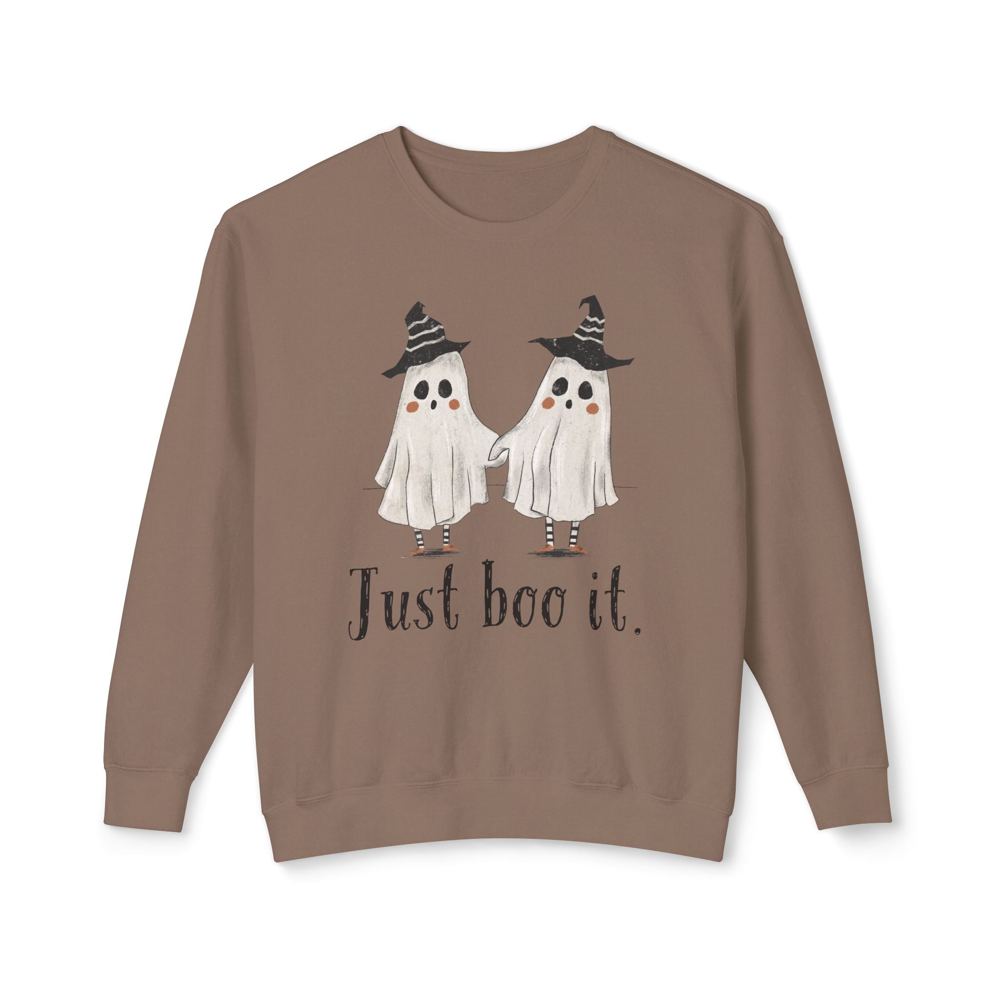 Just Boo It - Halloween Ghosts Unisex Lightweight Crewneck Sweatshirt, Just Boo It Sweatshirt, Cute Halloween Apparel, Fall Fashion, Spooky Season, [...]