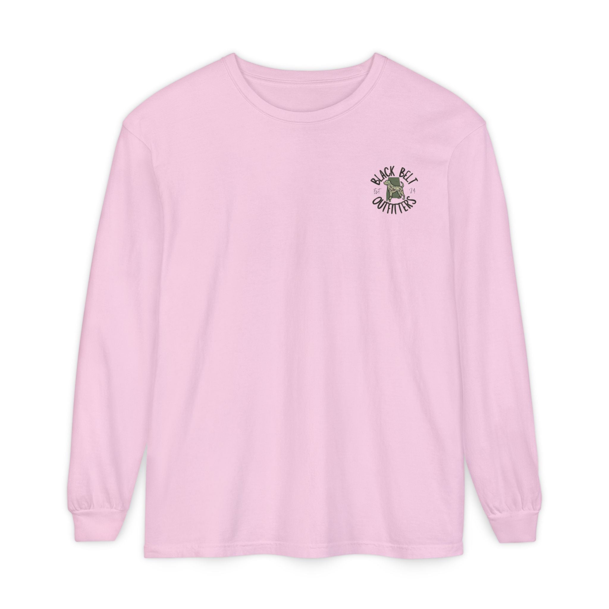 Raised in Hale Unisex Garment-Dyed Long Sleeve T-Shirt, Casual Wear, Gift for Him/Her, Streetwear, Everyday Comfort, Comfortable Layering