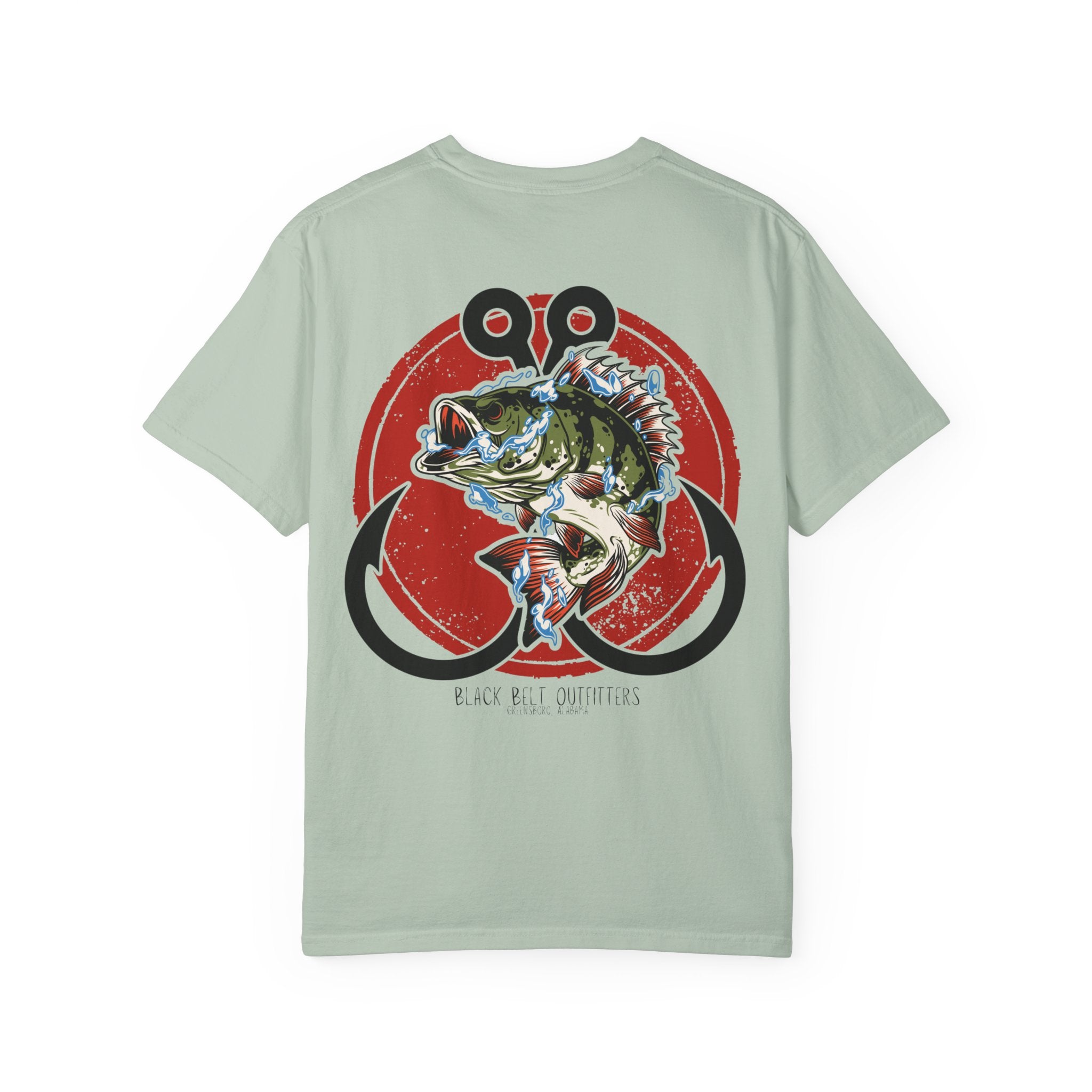 Double Hooks Bass Unisex T-Shirt, Perfect for Gifts, Father's Day, Golf Events, Casual Wear, Comfortable Tee