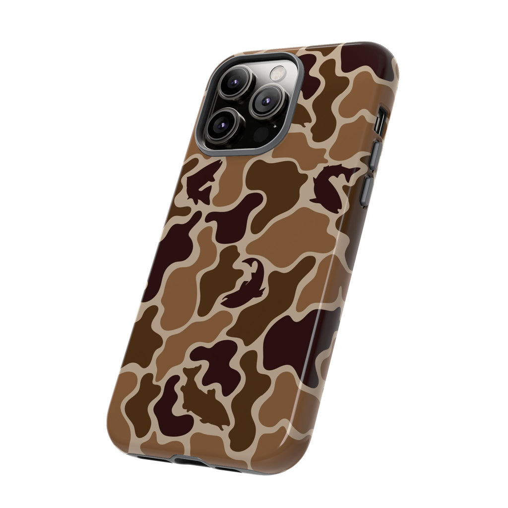 Brown Shark Camo design Tough Cases
