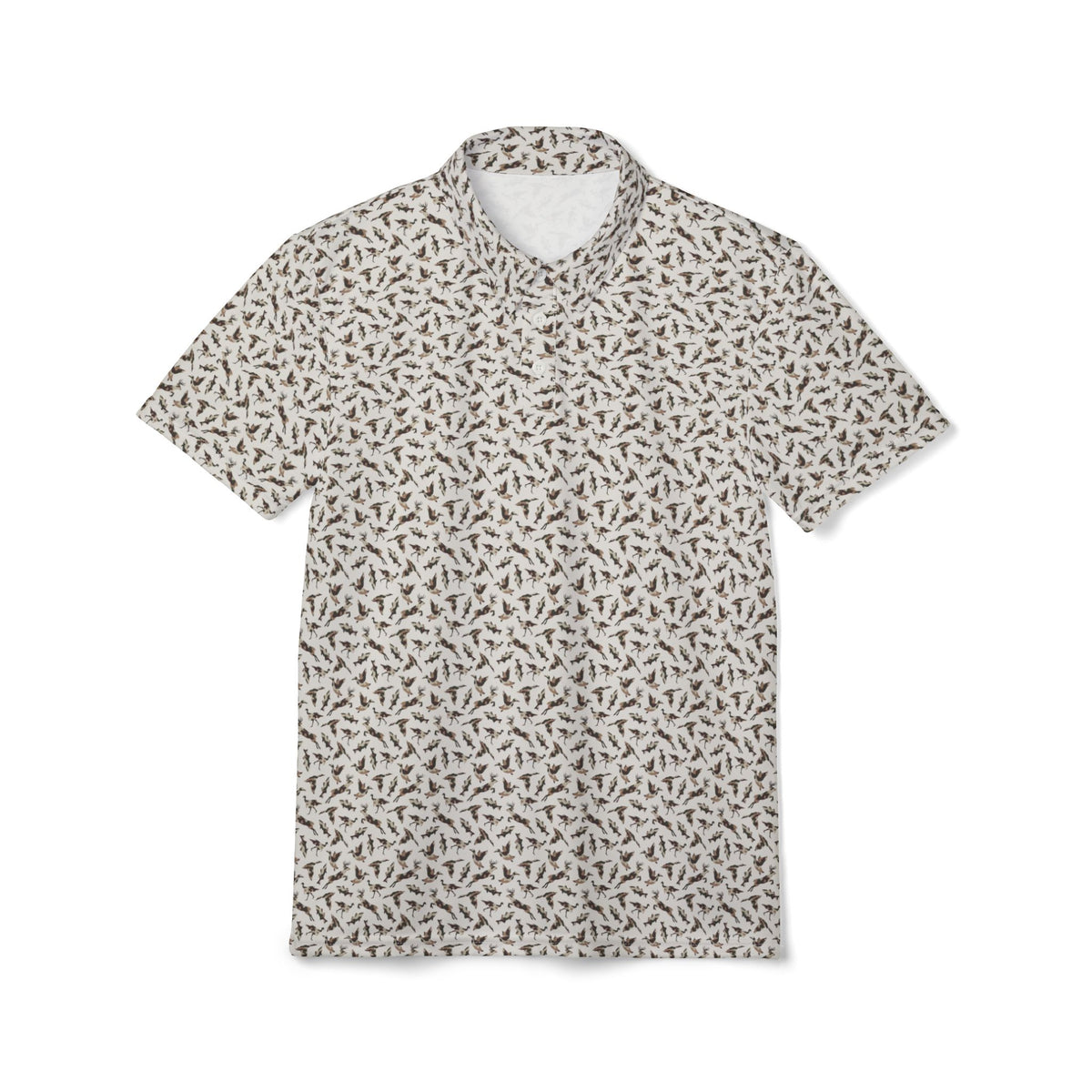 Men's All-Over Print Polo — Camo Hunting Pattern