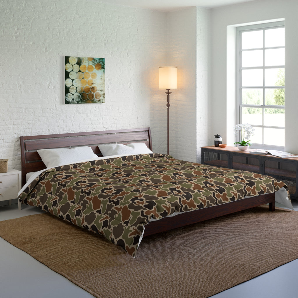 Duck Camo Comforter | Cozy Bedding for Home Decor, Camo Pattern Comforter, Modern Bedroom, Gift for Her, Unique Housewarming