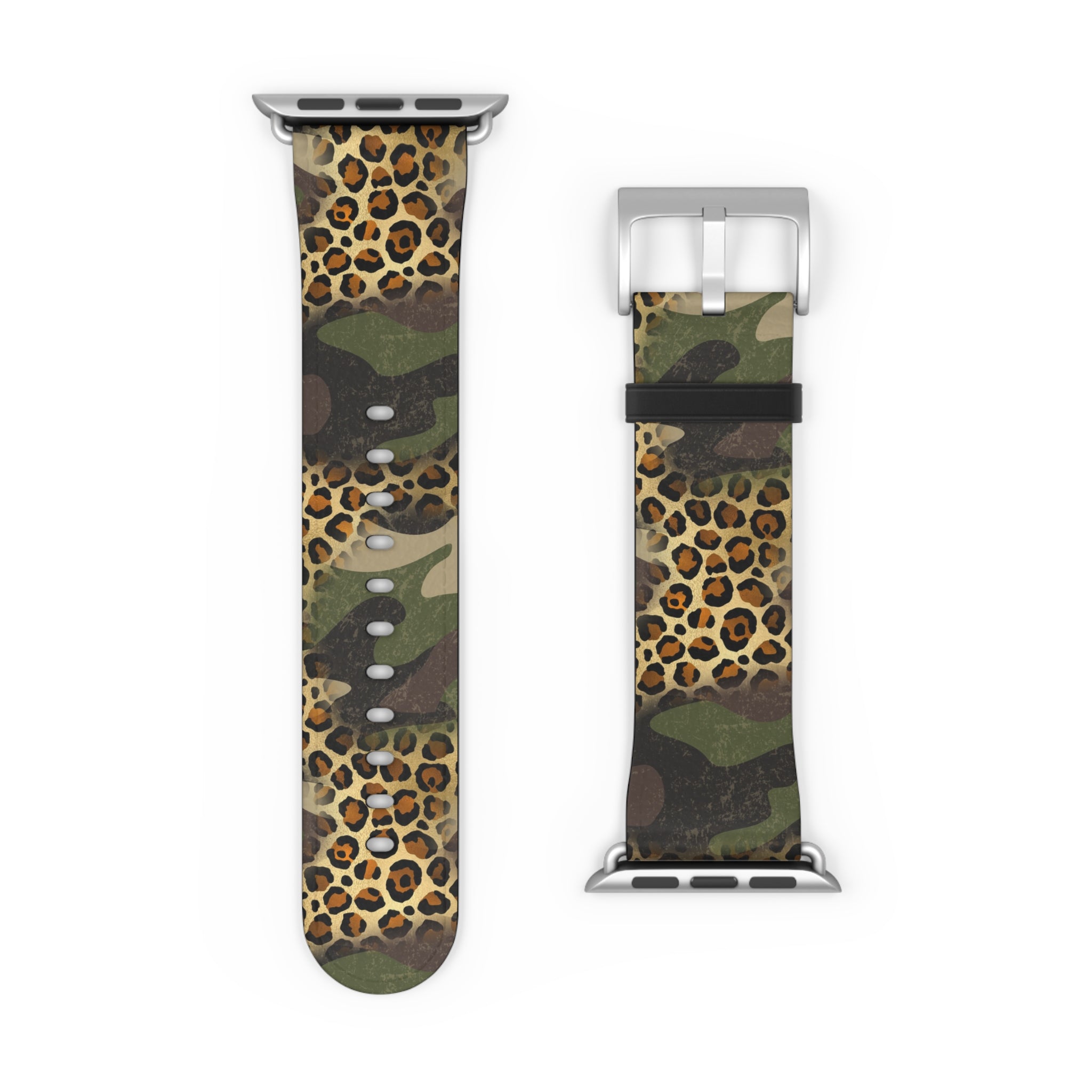 Wild Camo Watch Band, Stylish Camouflage Accessory, Trendy Leopard Print Strap, Unique Gift for Her, Perfect for Outdoor Adventures
