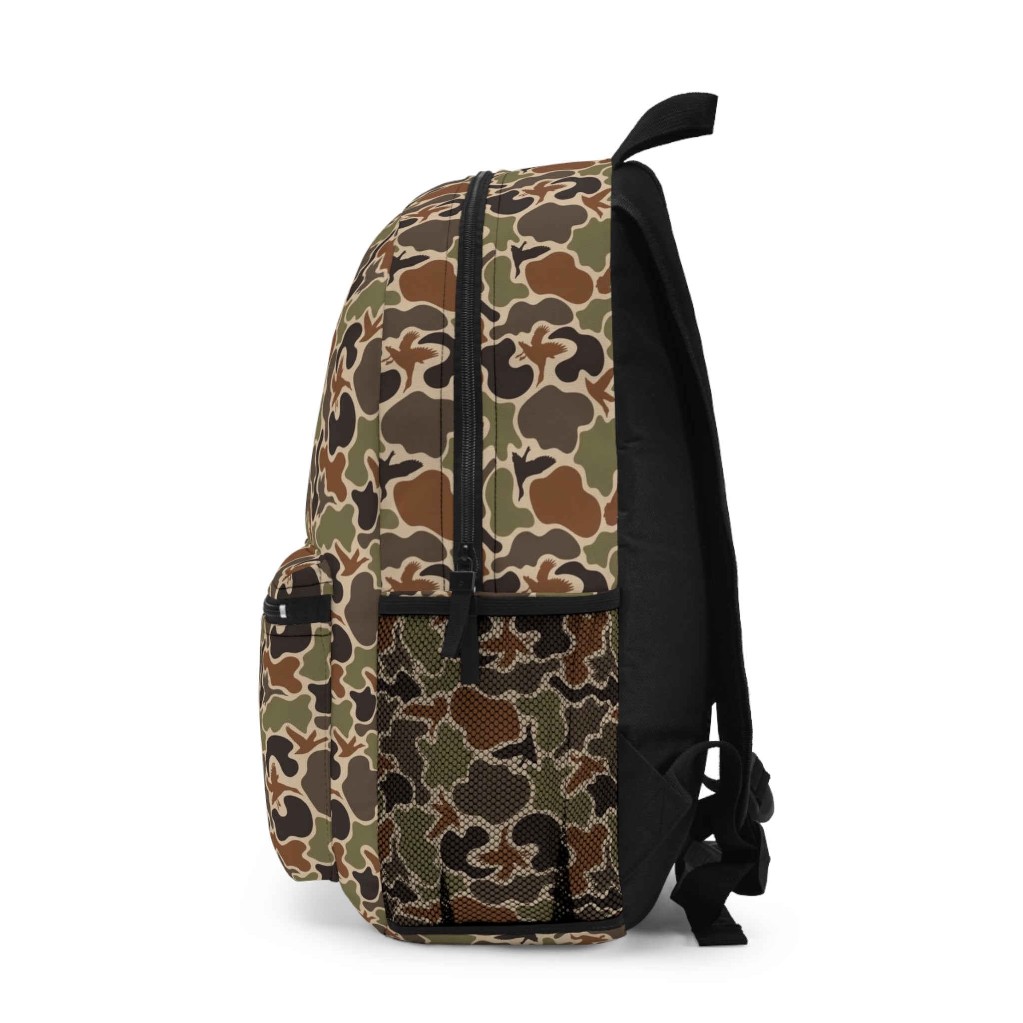 Trendy Duck Camo Backpack for Everyday Use, School, Hiking, Travel, Outdoor Adventure, Unique Gift Idea