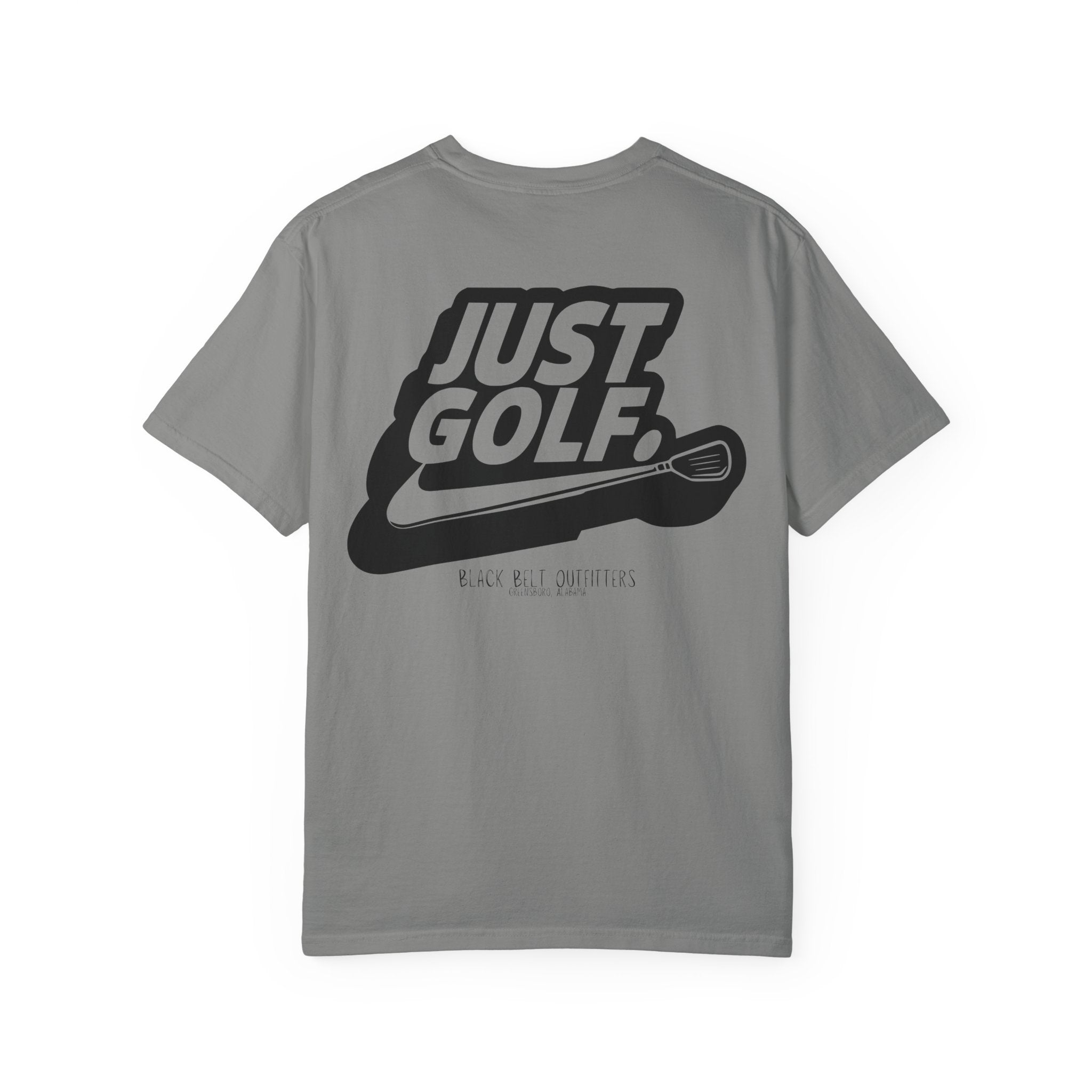 JUST GOLF Unisex T-Shirt, Perfect for Gifts, Father's Day, Golf Events, Casual Wear, Comfortable Tee