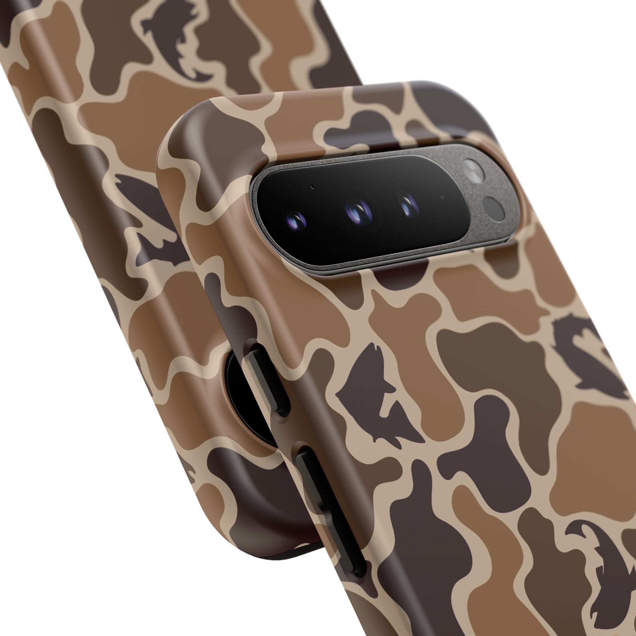 Brown Shark Camo design Tough Cases