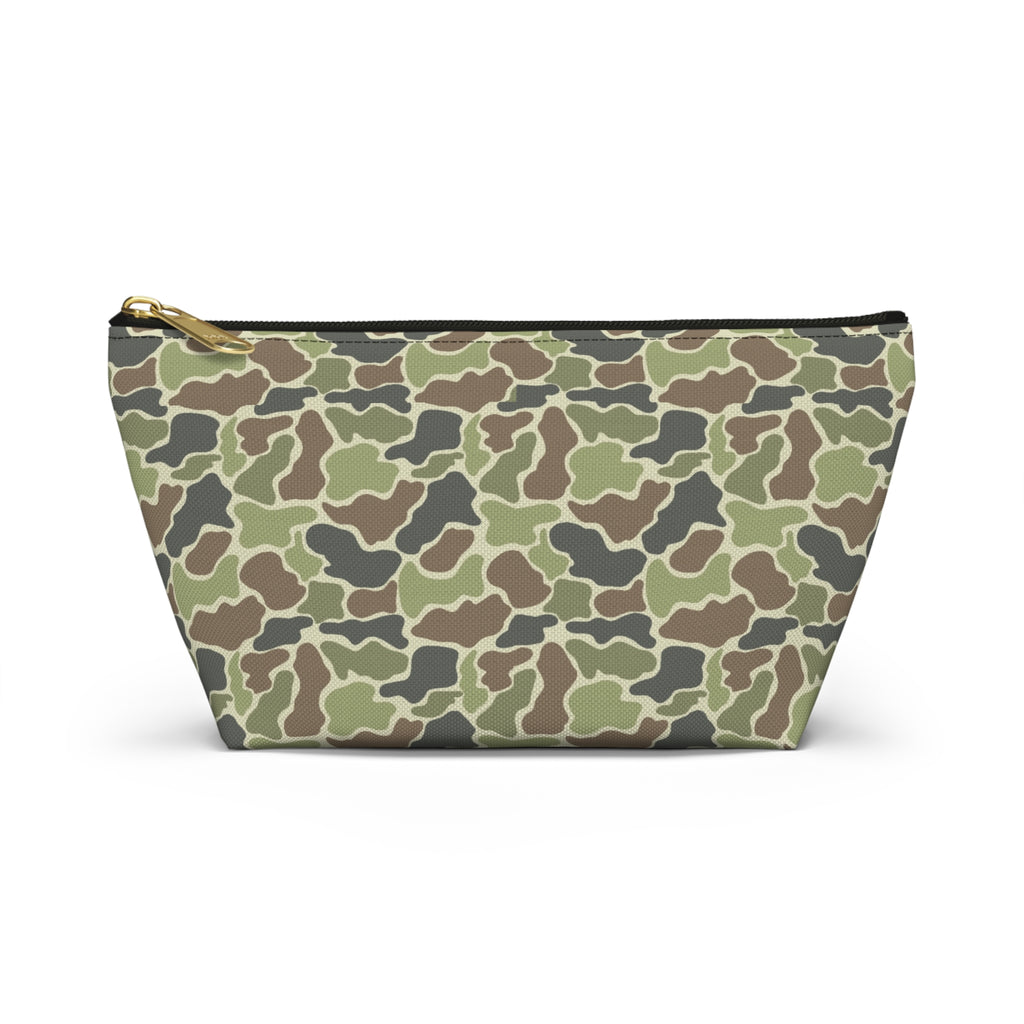 Camo Accessory Pouch, Trendy Makeup Bag, Military Style Zipper Pouch, Perfect for Travel & Gifts, Camouflage Organizer