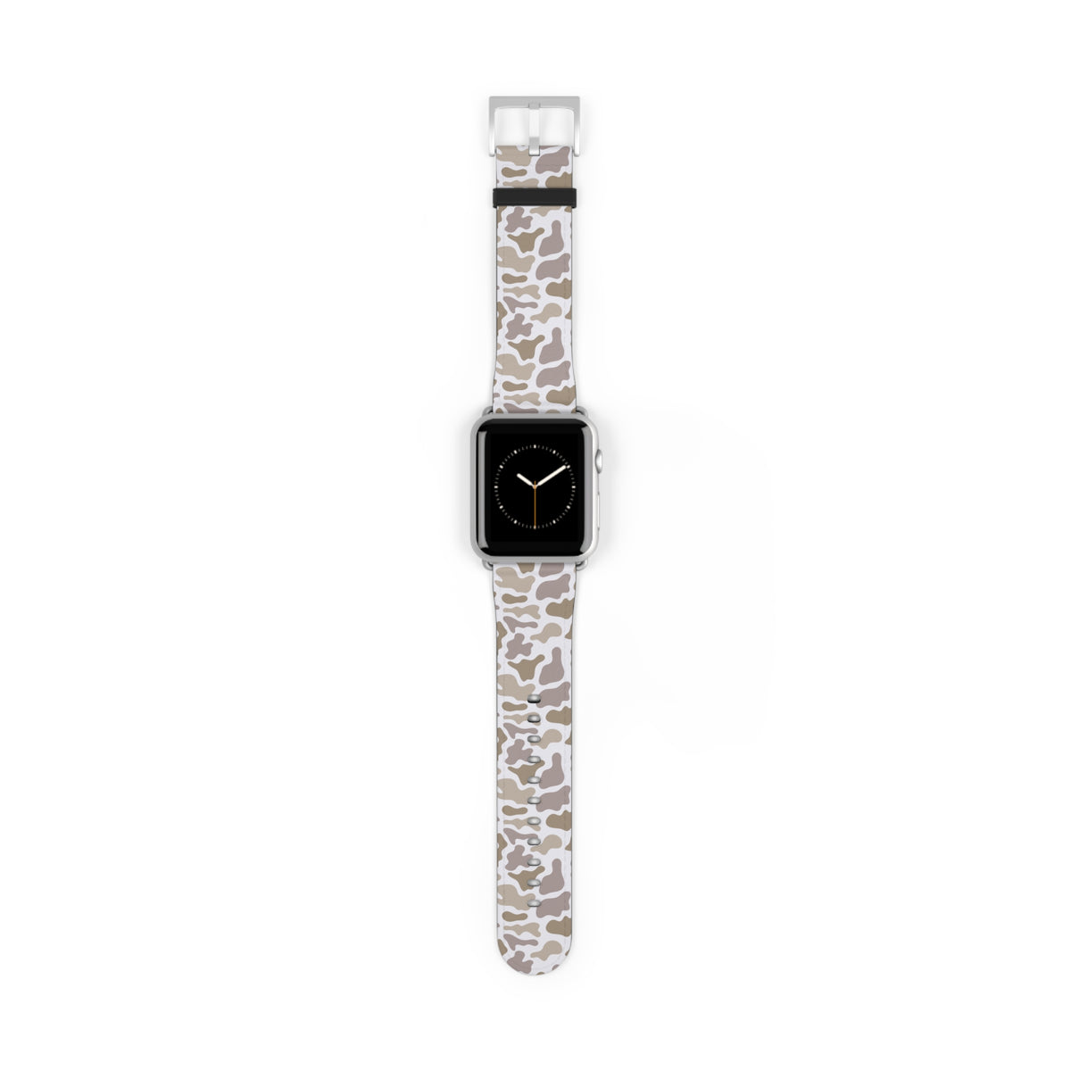 Neutral Camo Watch Band — Beige White Camouflage Apple Watch Strap